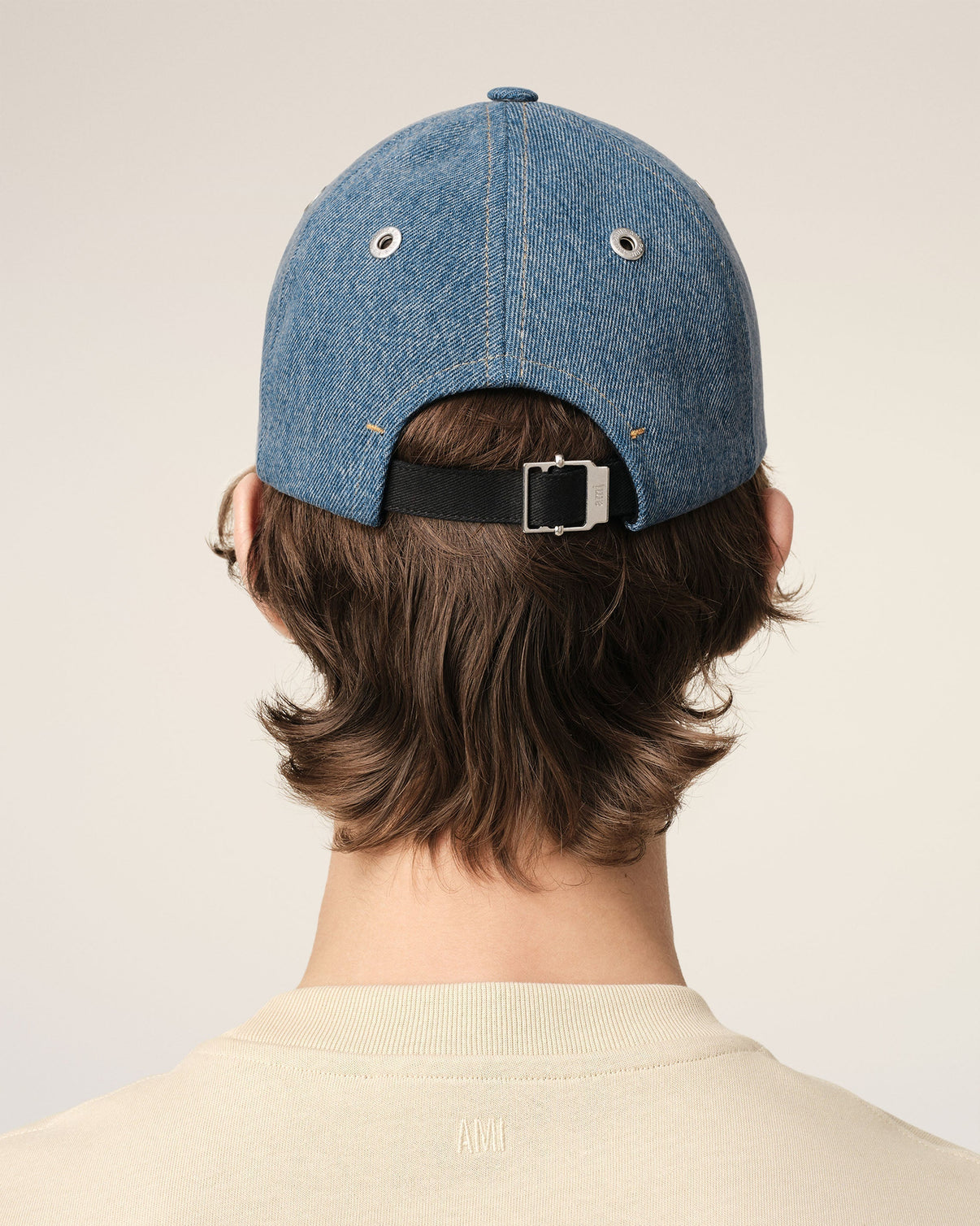 Blue Cotton Embroidery Cap