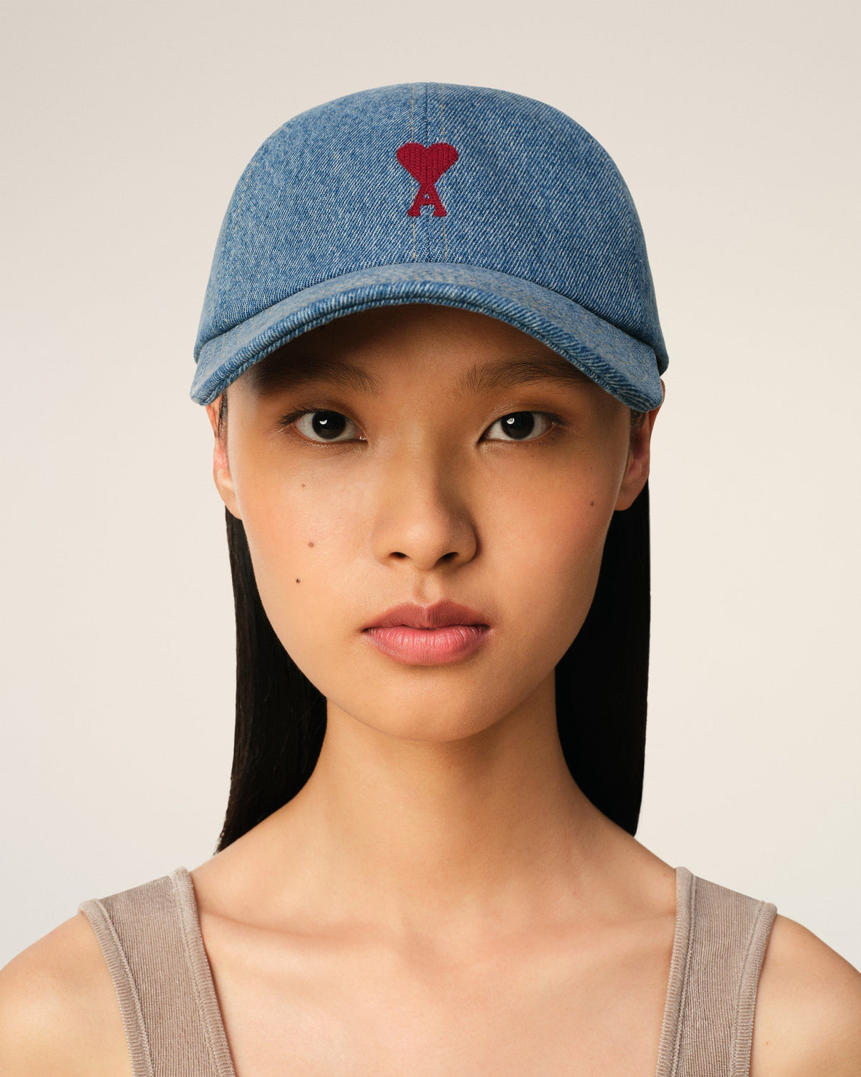 Blue Cotton Embroidery Cap