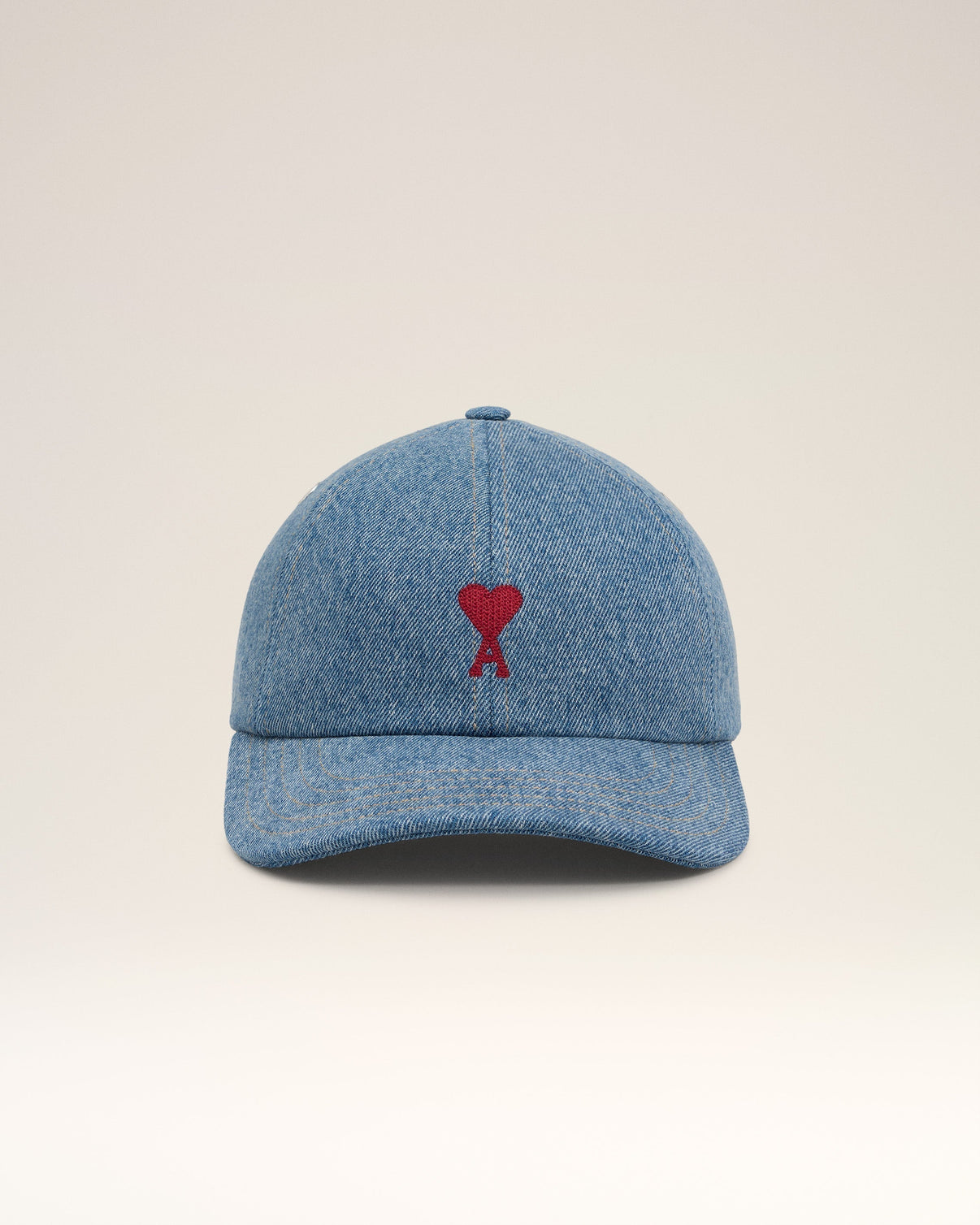 Blue Cotton Embroidery Cap