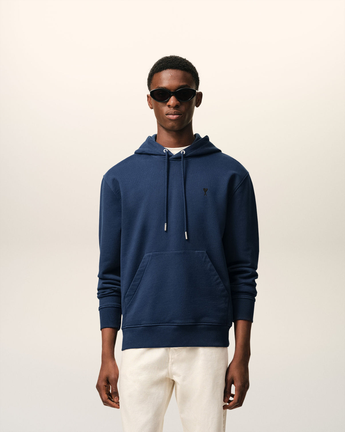Blue Cotton Hoodie