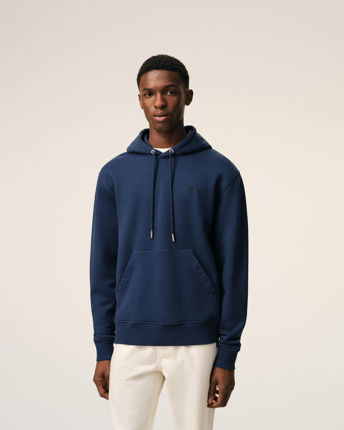 Blue Cotton Hoodie