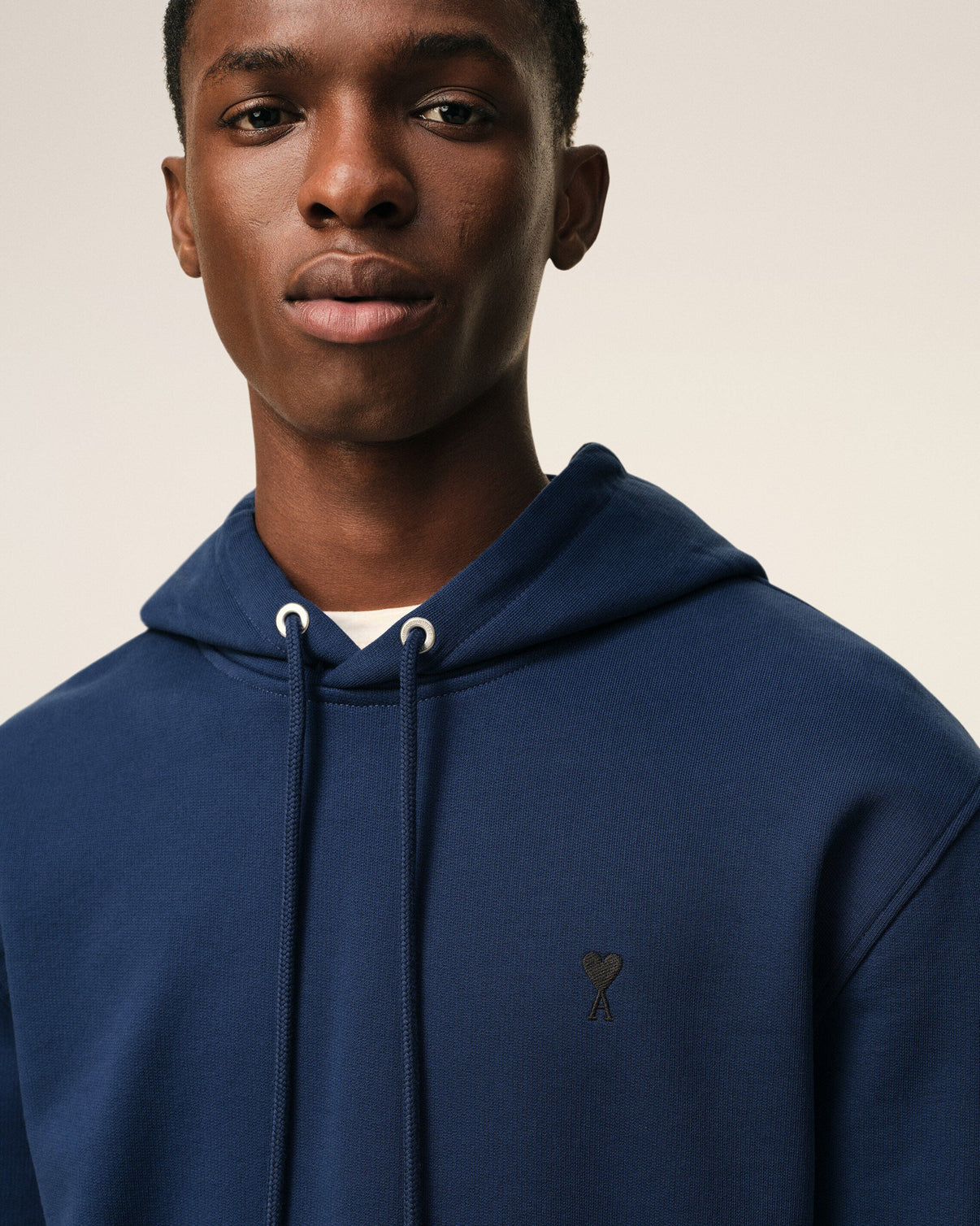 Blue Cotton Hoodie