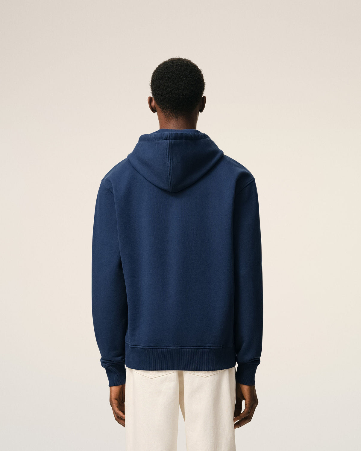 Blue Cotton Hoodie