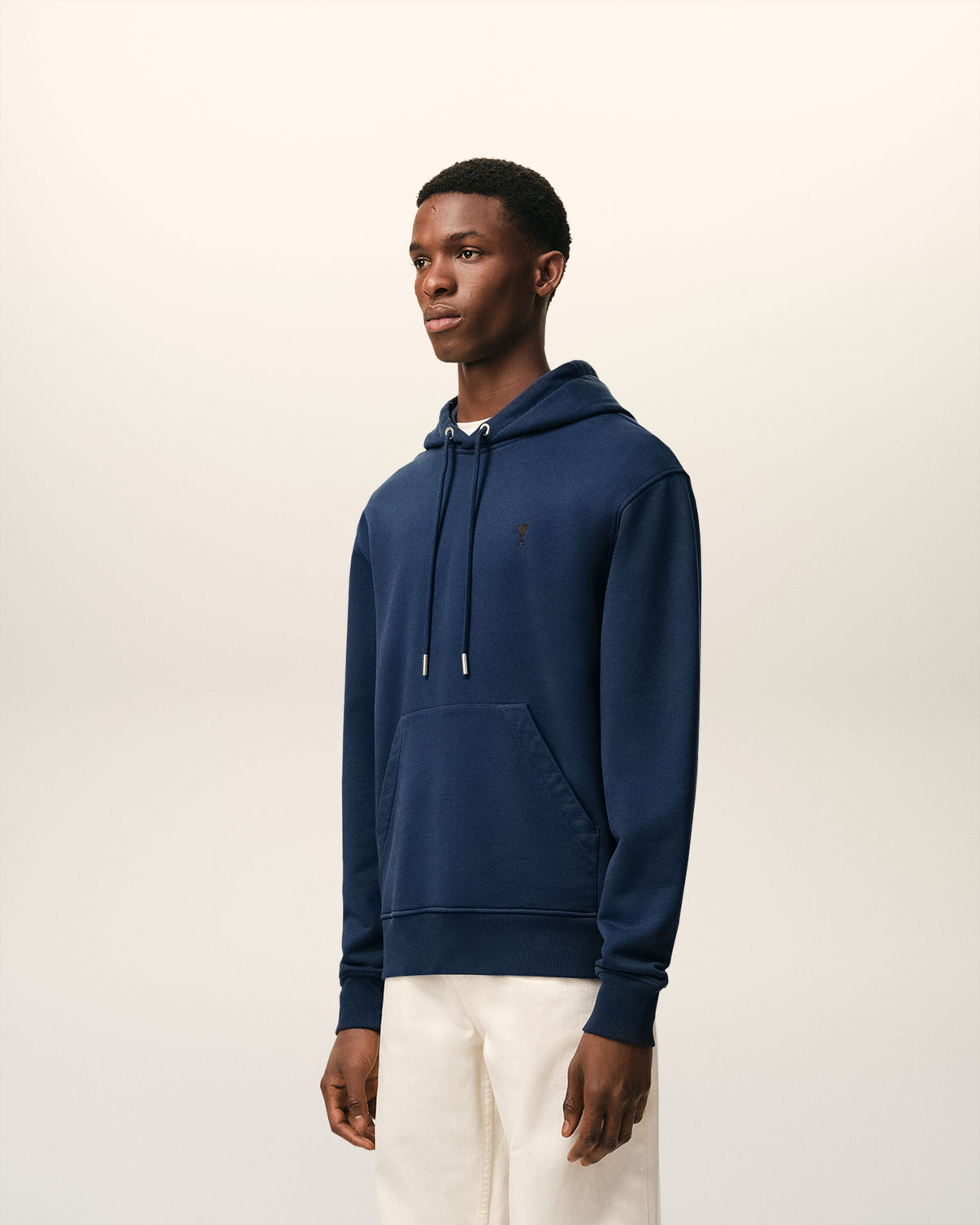 Blue Cotton Hoodie