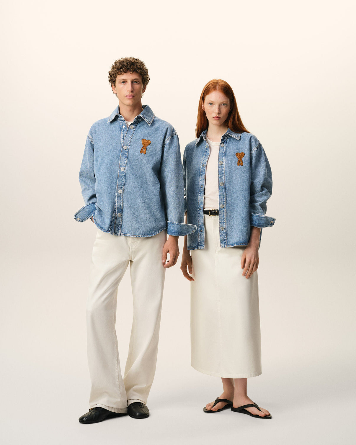 Blue Cotton Knitted Overshirt