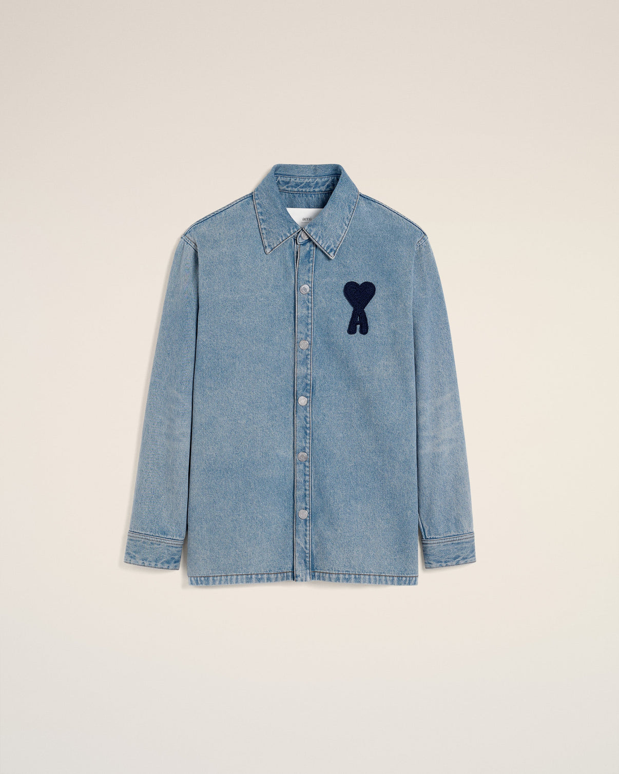 Blue Cotton Overshirt