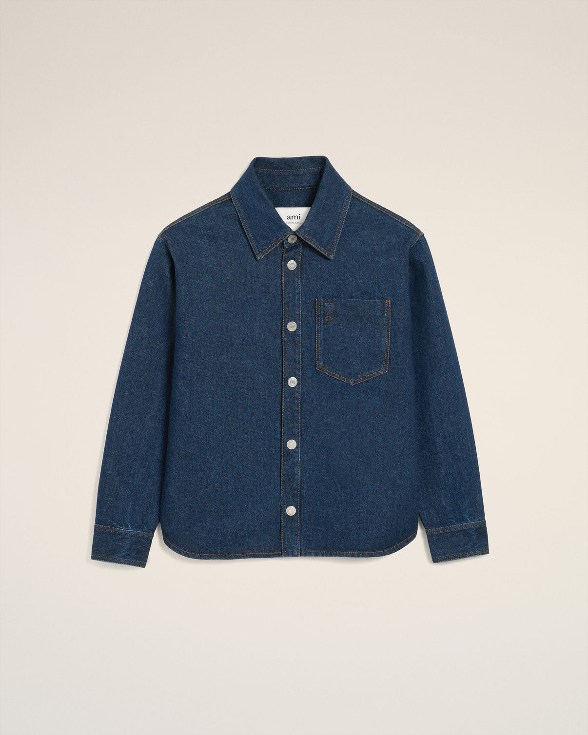 Blue Cotton Overshirt