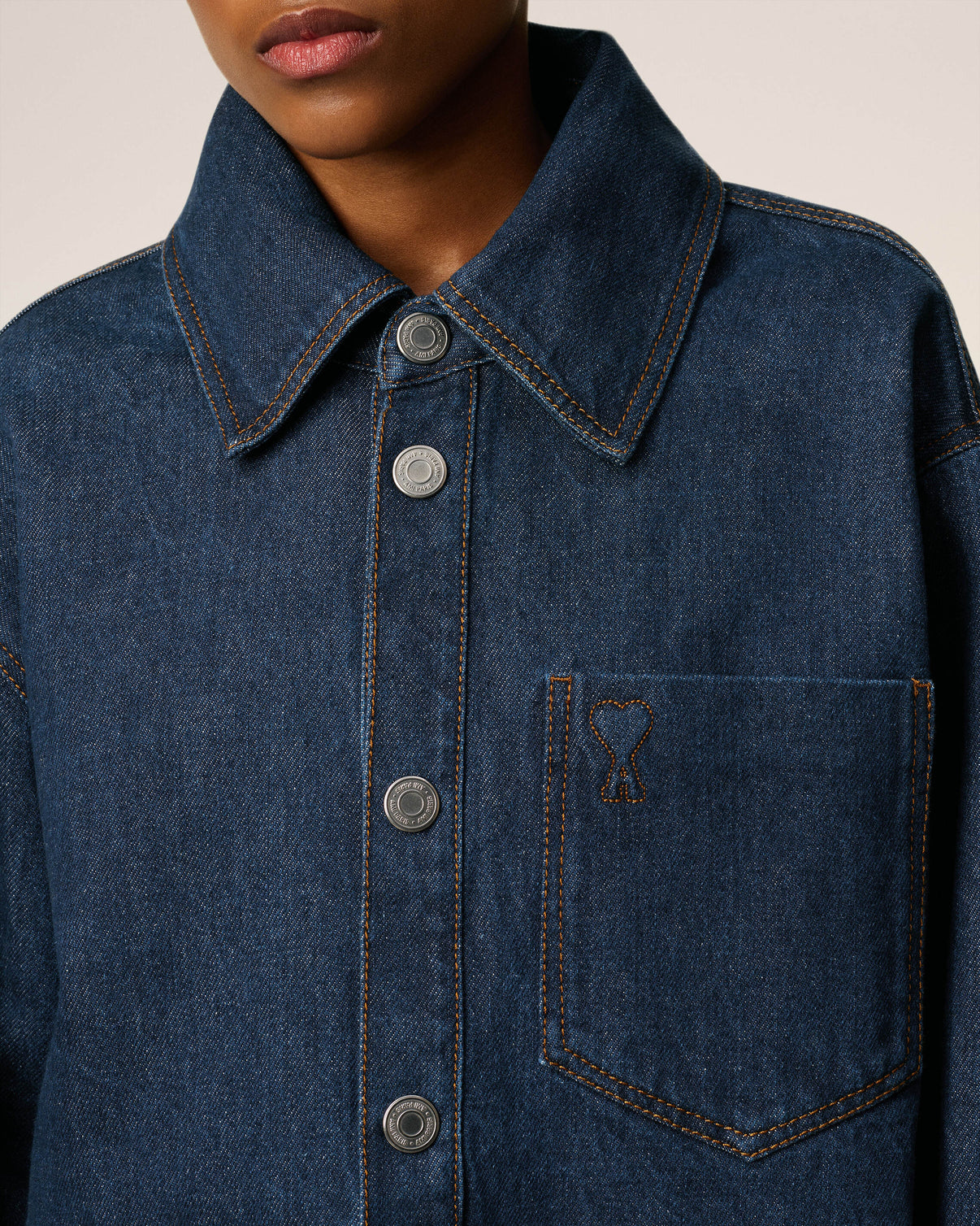 Blue Cotton Overshirt
