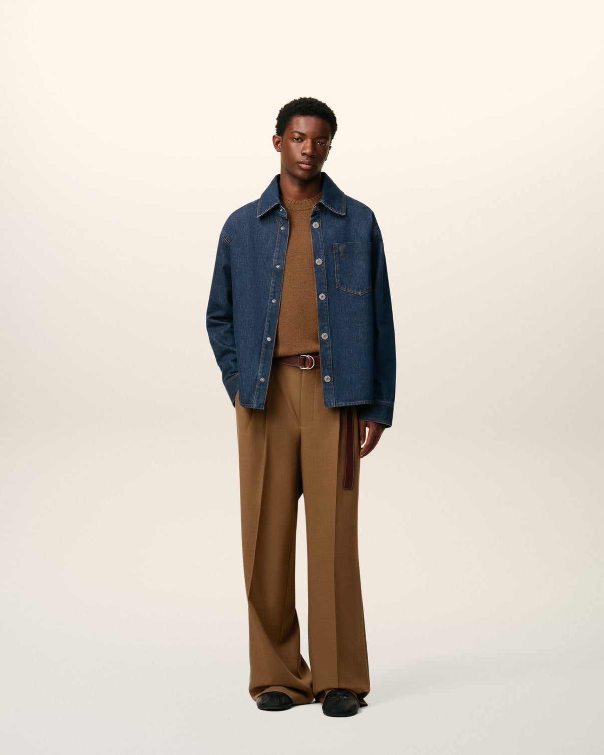 Blue Cotton Overshirt