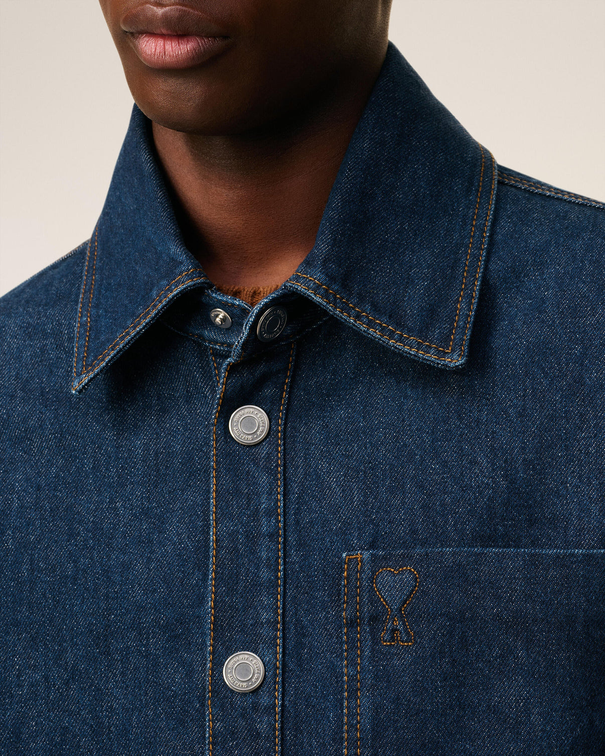 Blue Cotton Overshirt