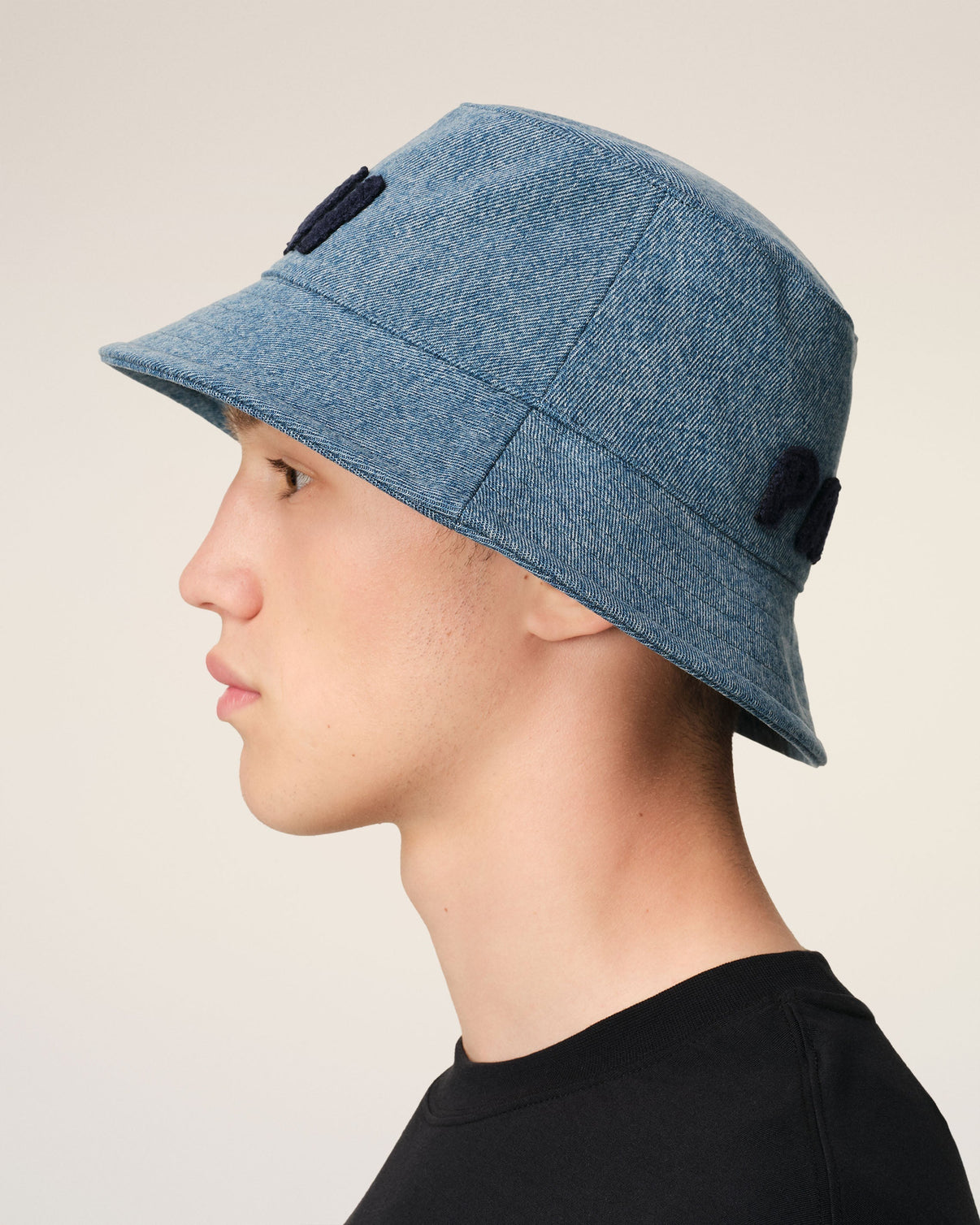 Blue Cotton Patch Bucket Hat