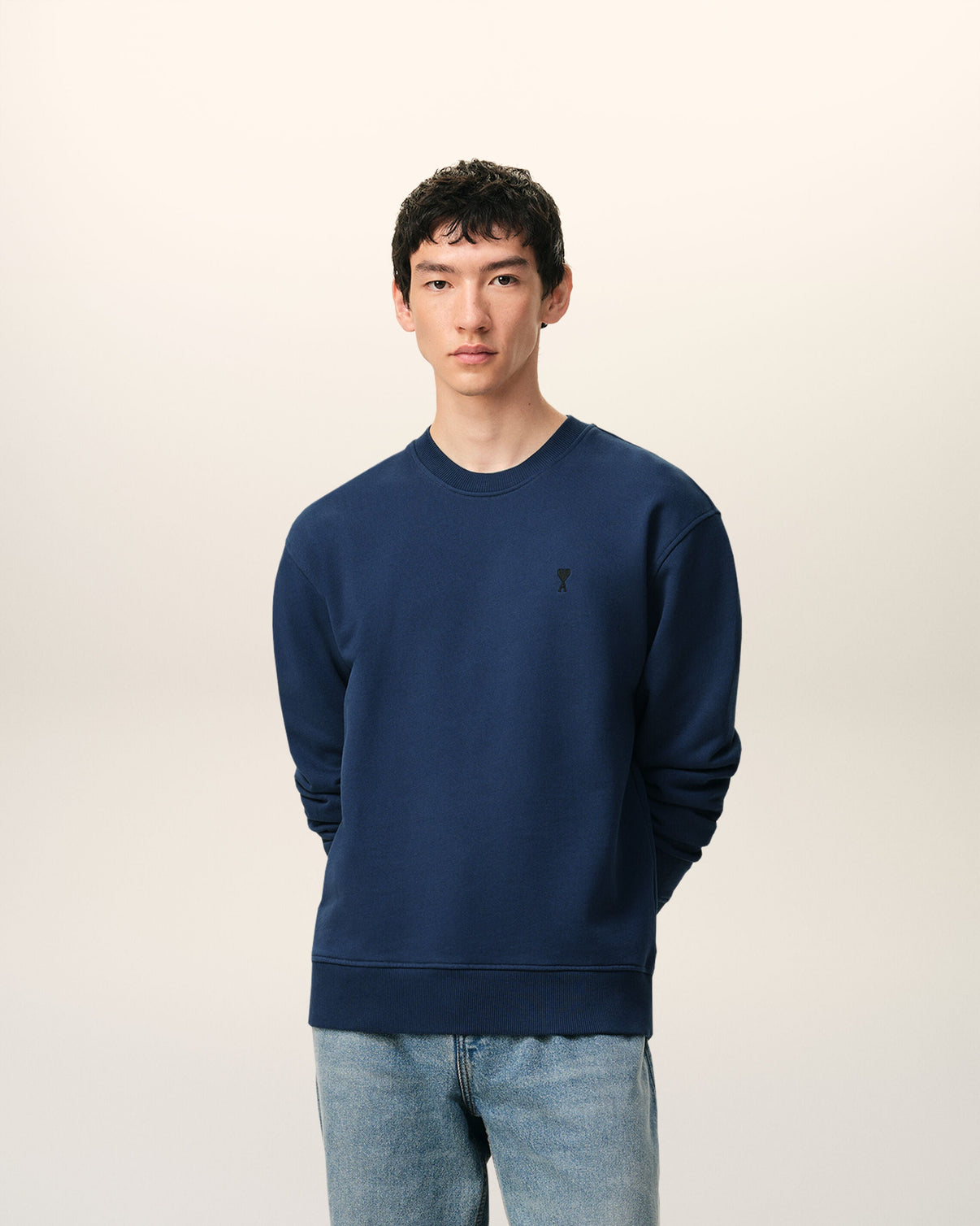 Blue Cotton Sweatshirt