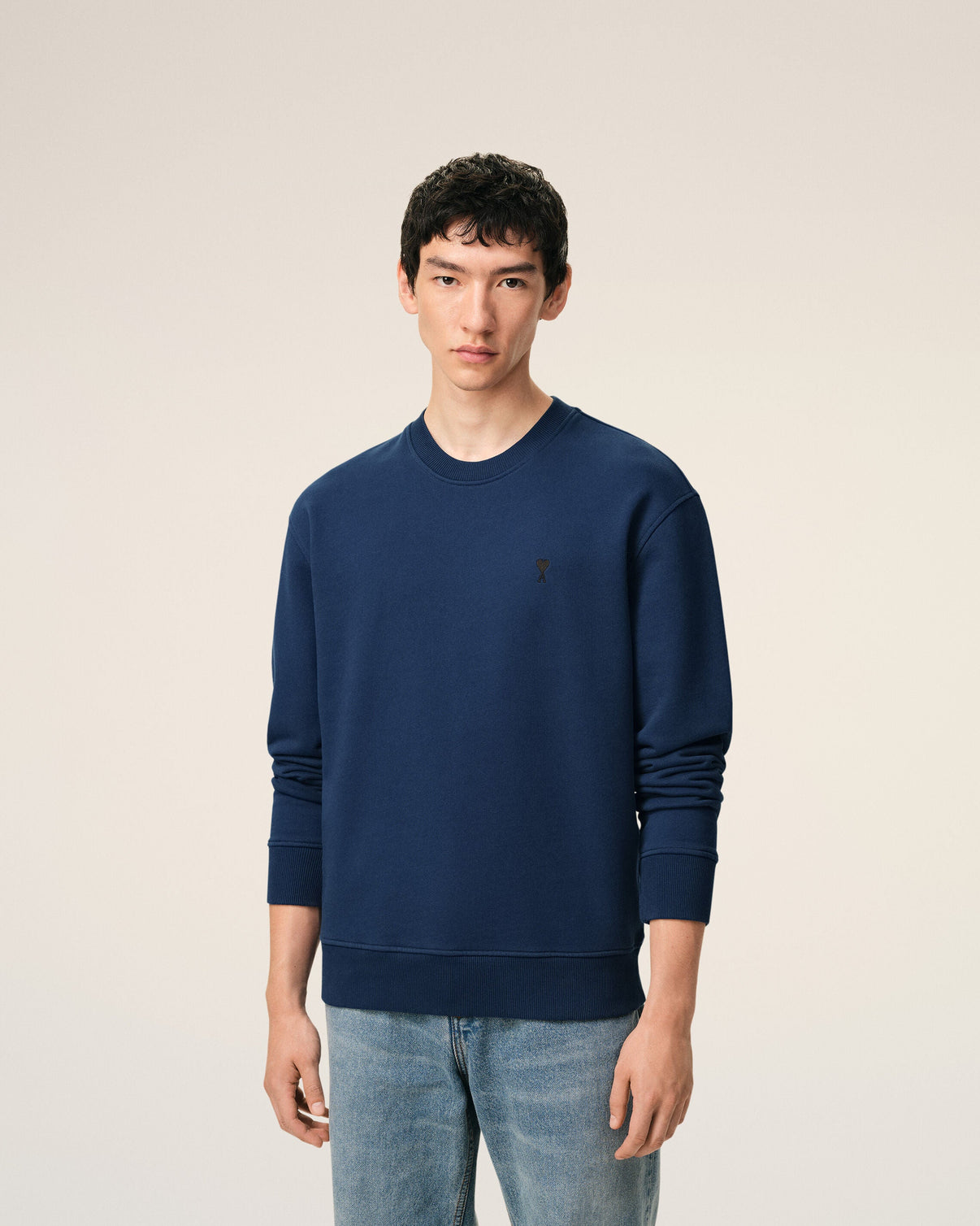 Blue Cotton Sweatshirt