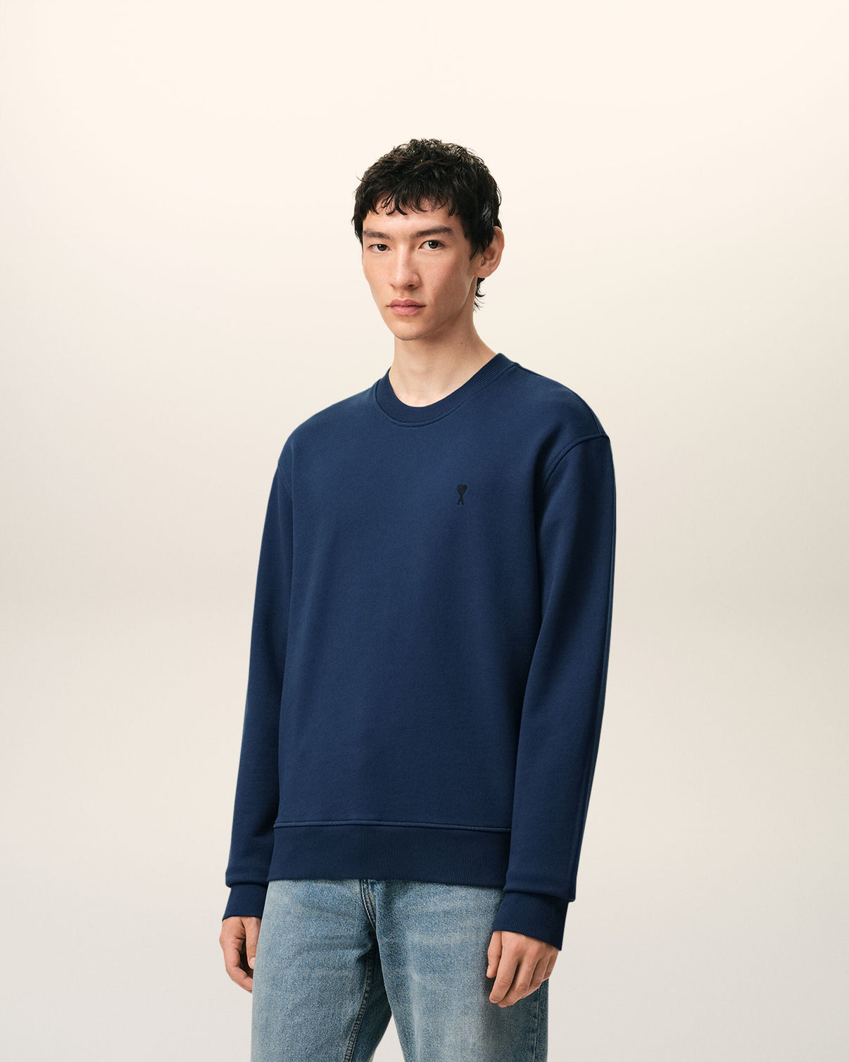 Blue Cotton Sweatshirt