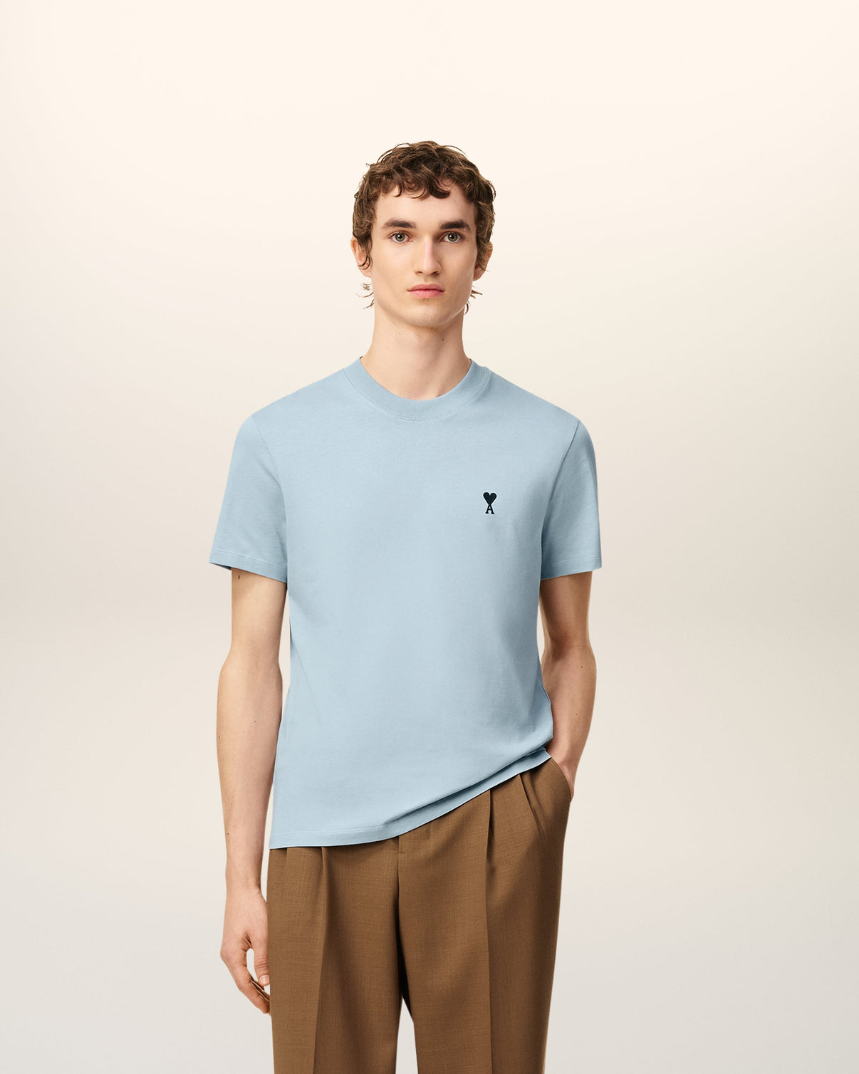 Blue Cotton T-shirt