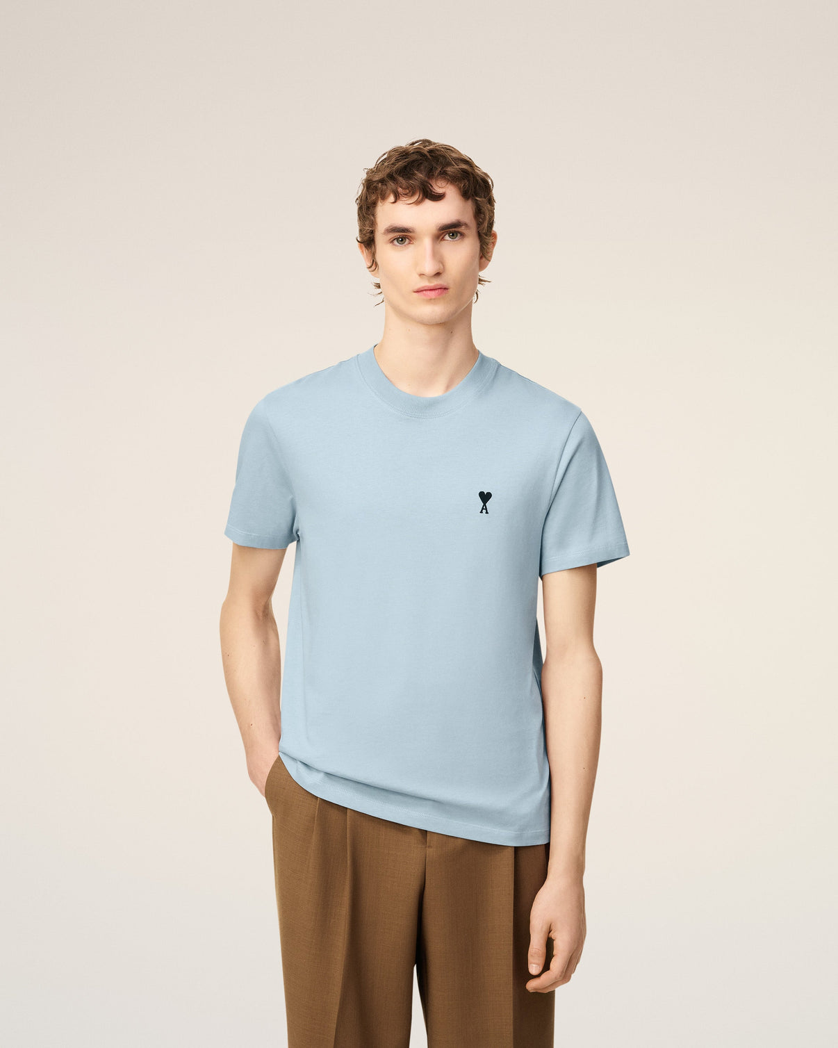 Blue Cotton T-shirt