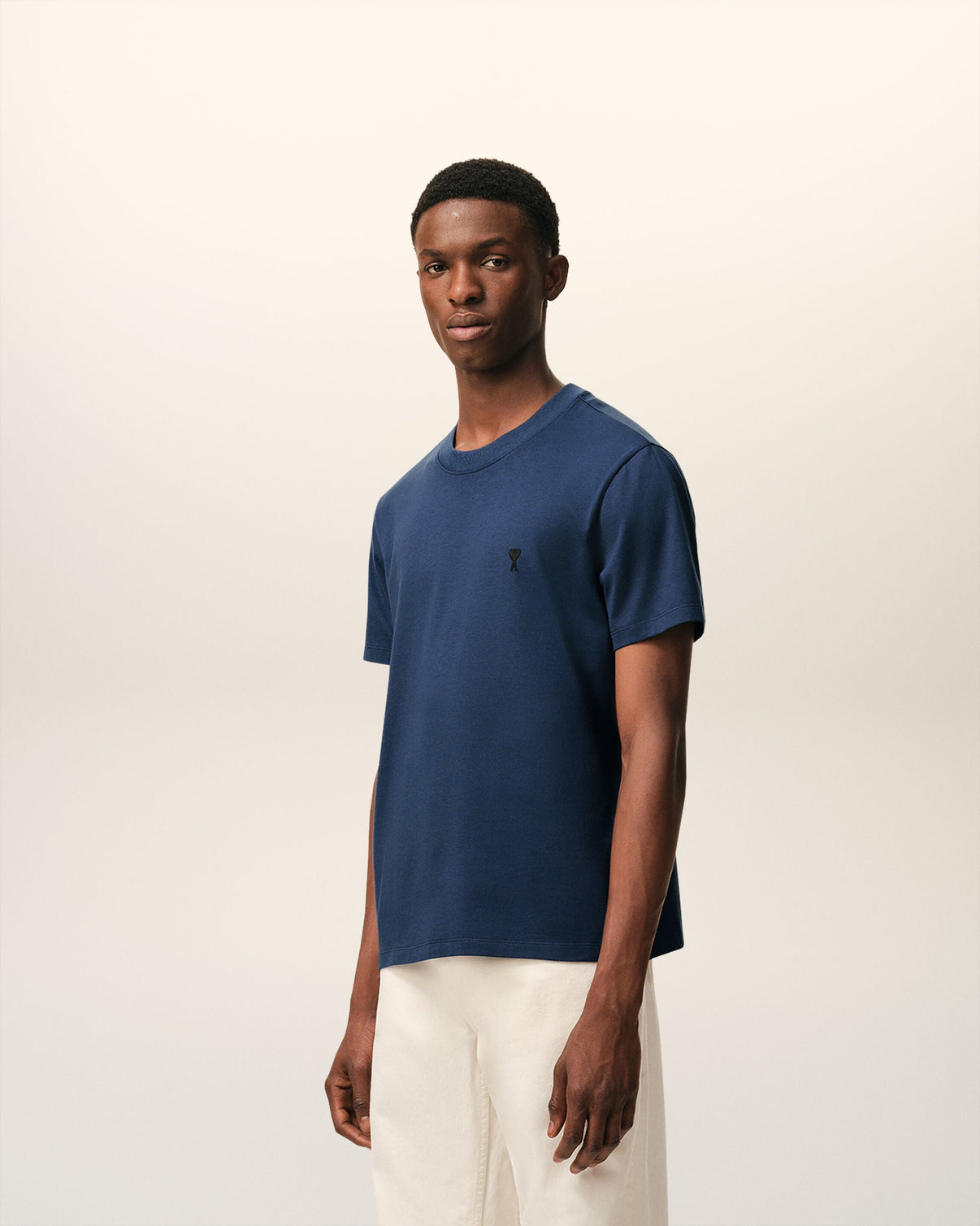 Blue Cotton T-shirt