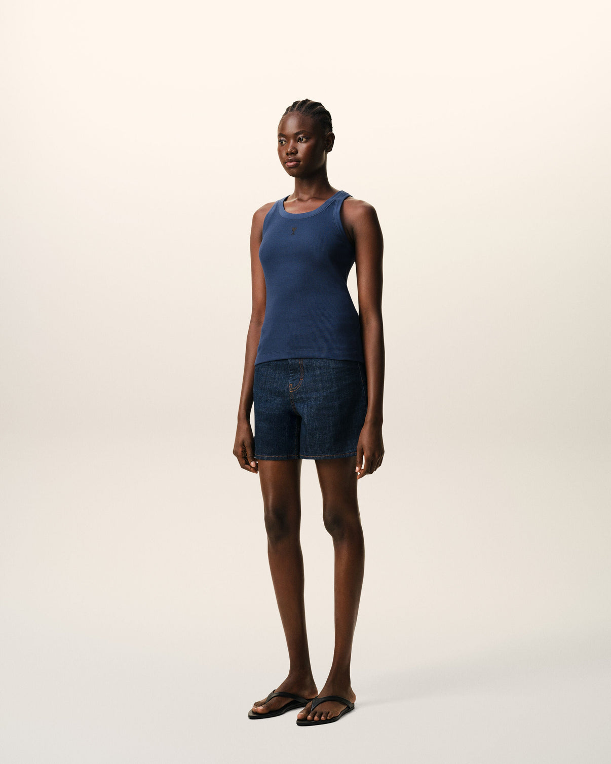 Blue Cotton Tanktop
