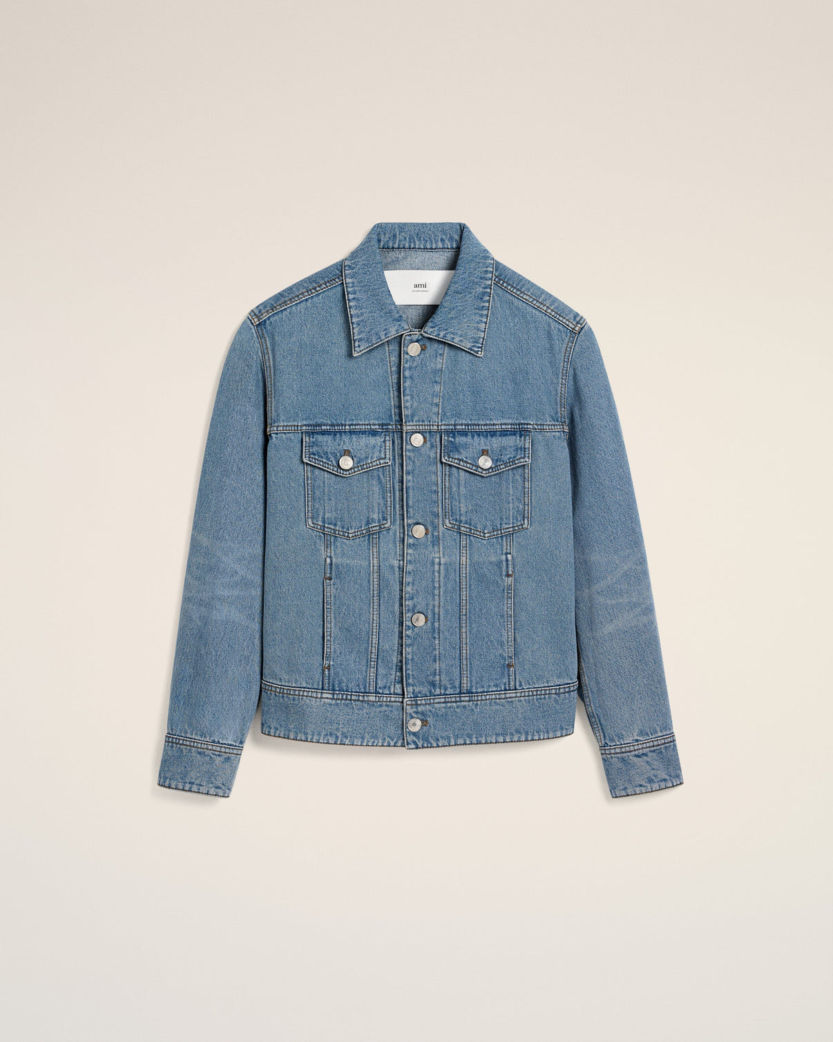 Blue Cotton Trucker Jacket