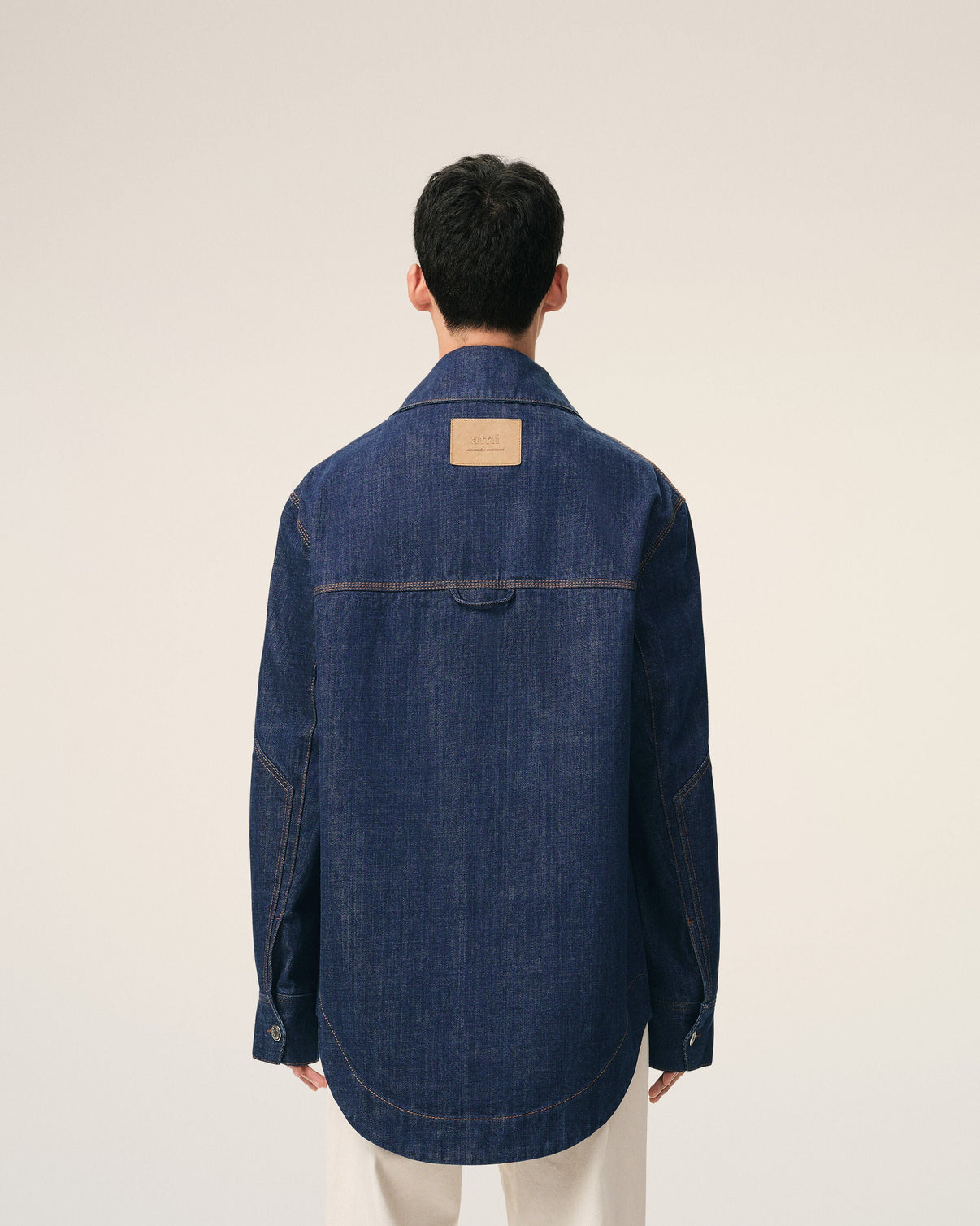Blue Cotton Worker Overshirt
