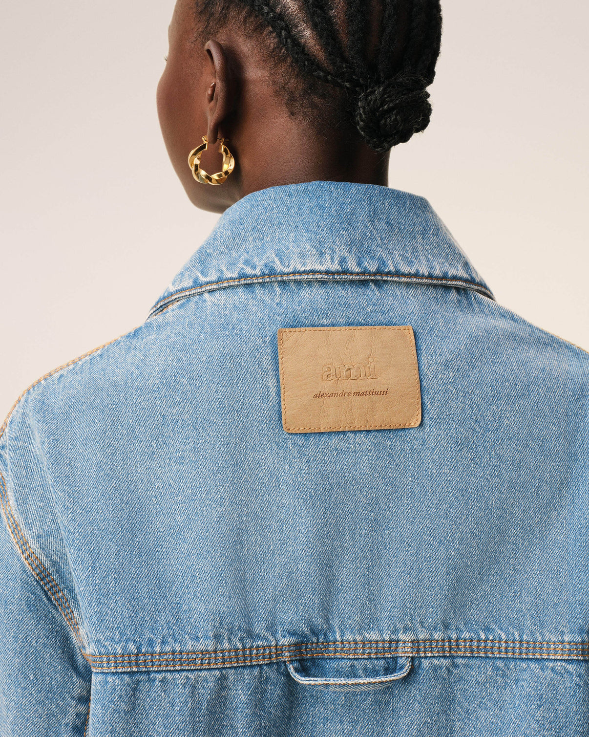 Blue Cotton Worker Overshirt