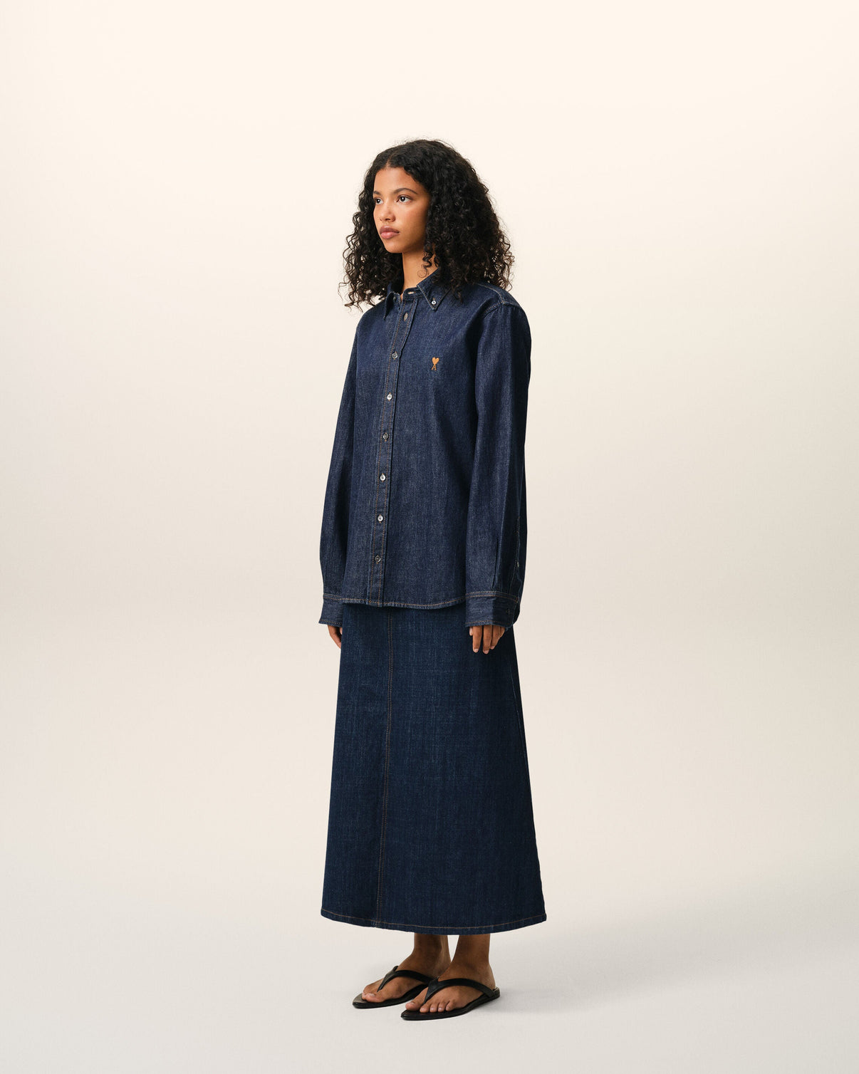 Blue Denim Cotton Shirt