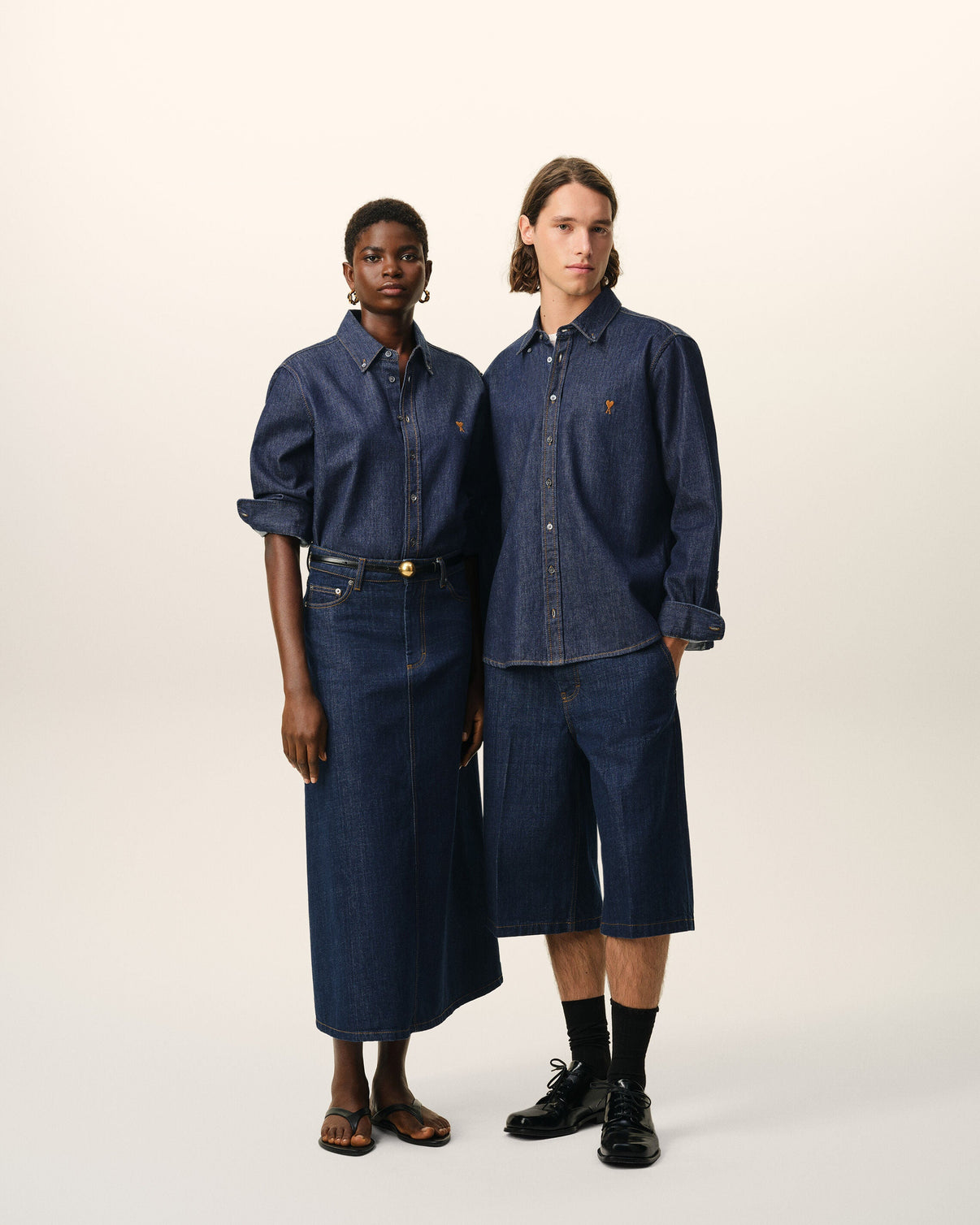 Blue Denim Cotton Shirt