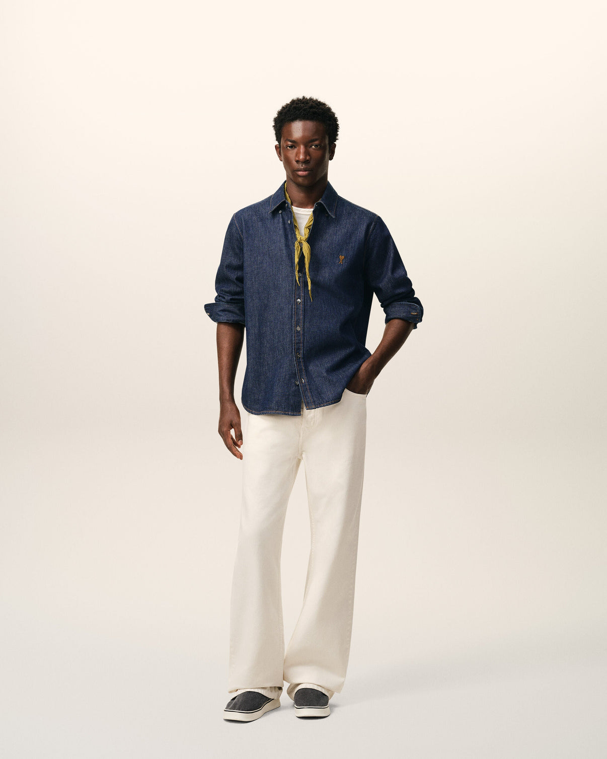 Blue Denim Cotton Shirt