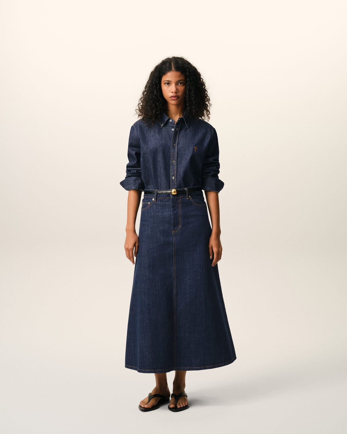Blue Denim Cotton Shirt