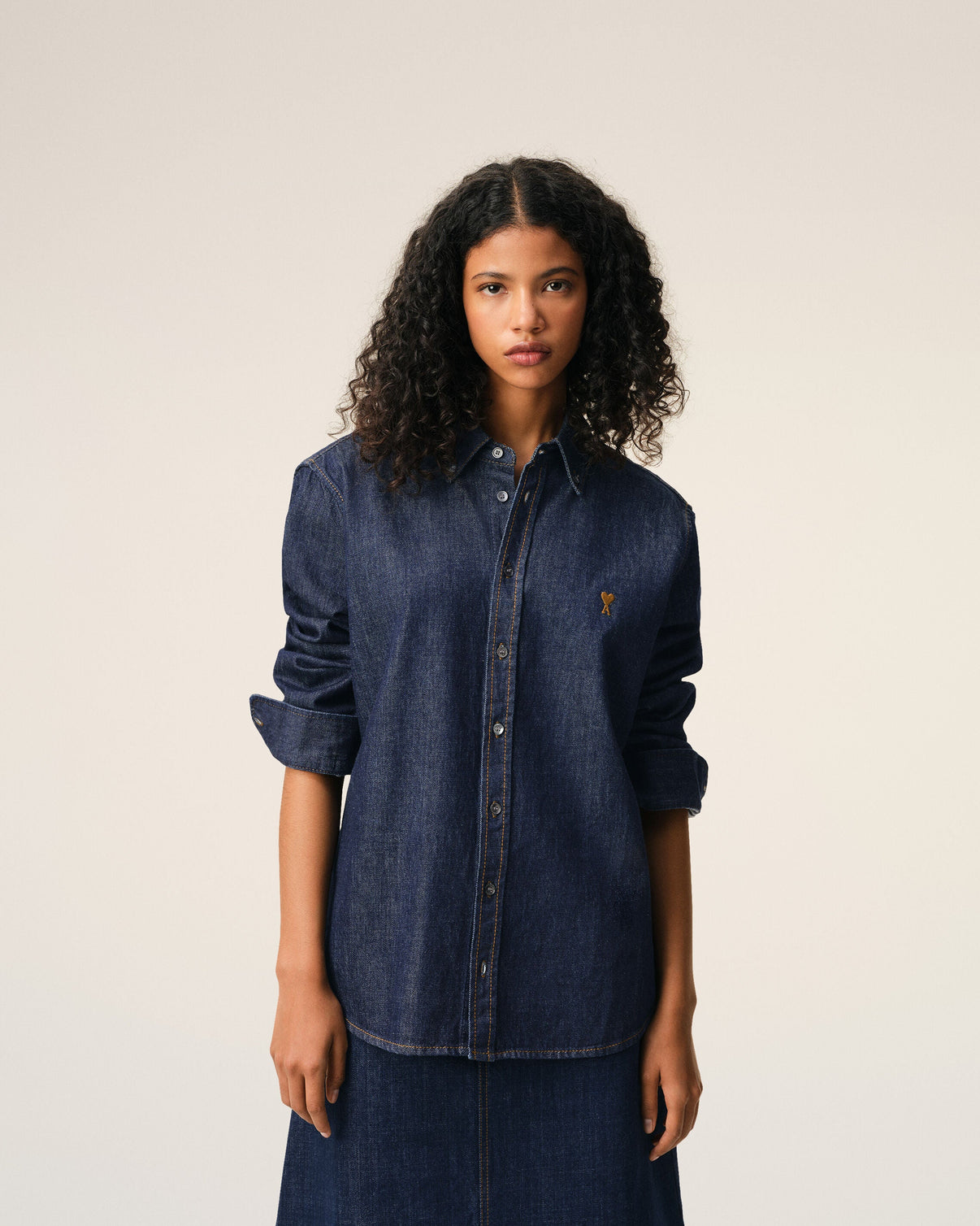 Blue Denim Cotton Shirt