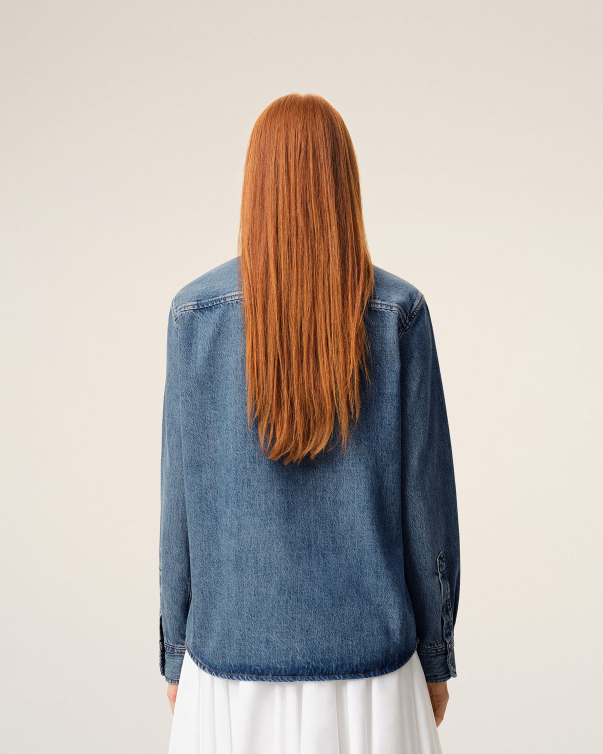 Blue Denim Cotton Shirt