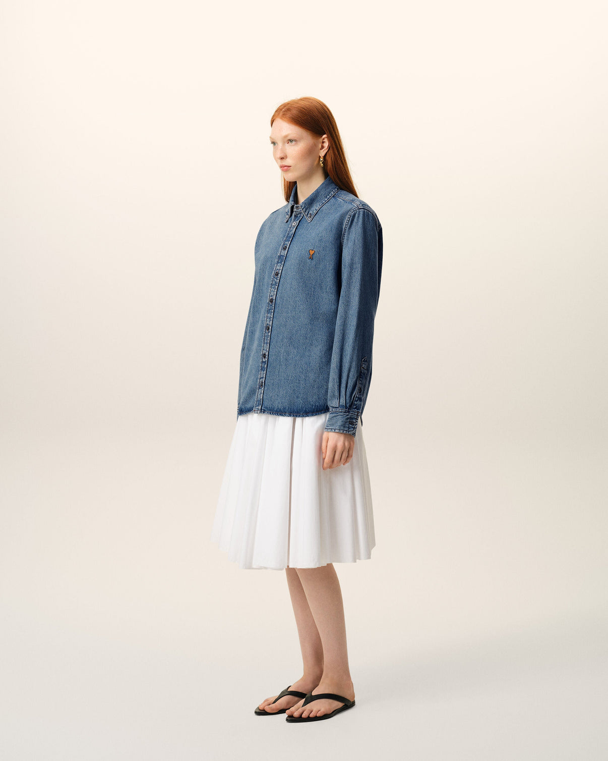 Blue Denim Cotton Shirt