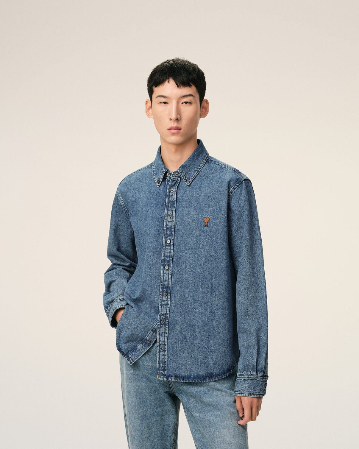 Blue Denim Cotton Shirt