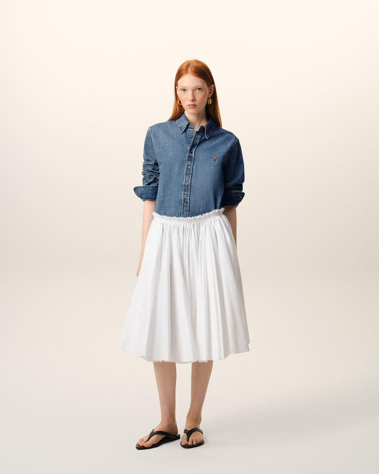 Blue Denim Cotton Shirt