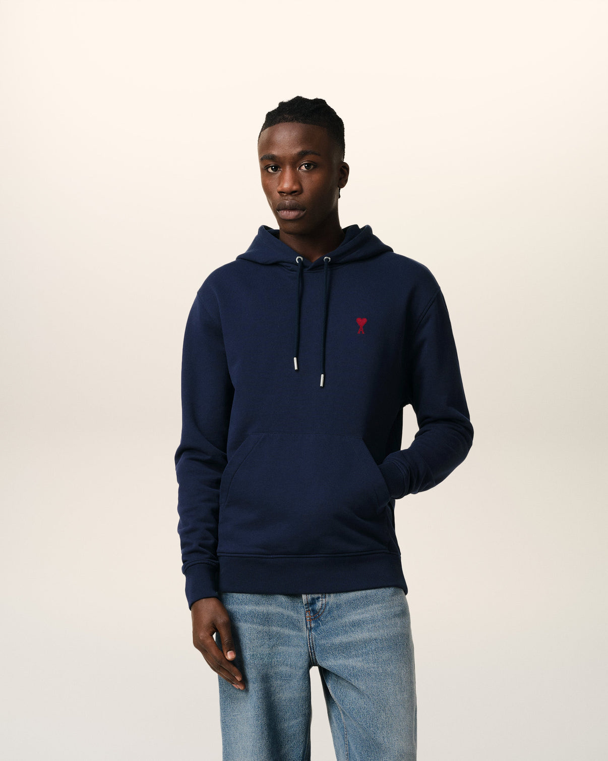 Blue Organic Cotton Hoodie