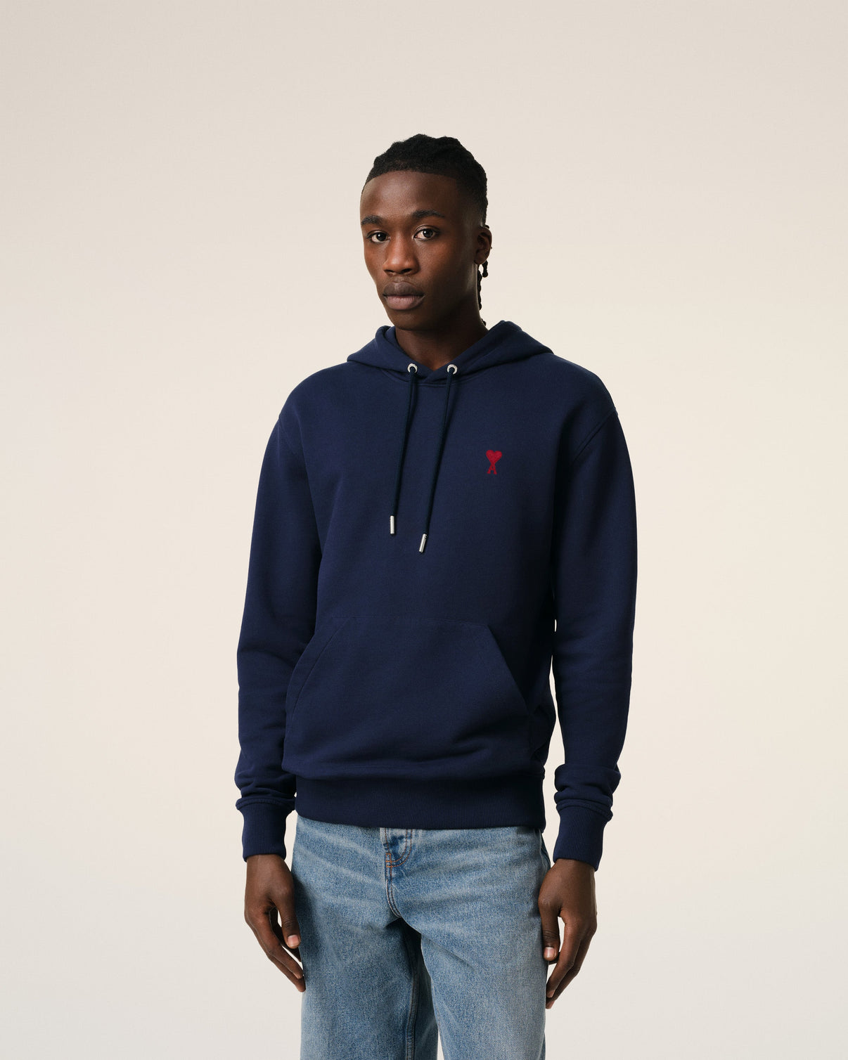Blue Organic Cotton Hoodie
