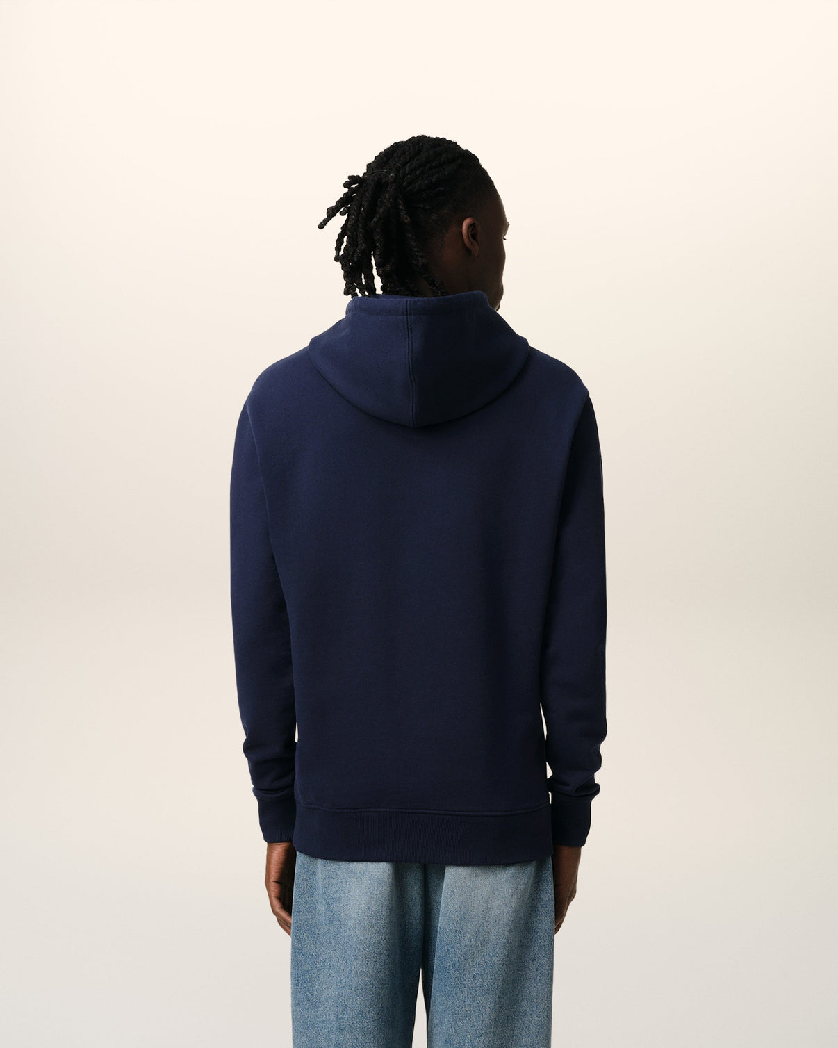 Blue Organic Cotton Hoodie