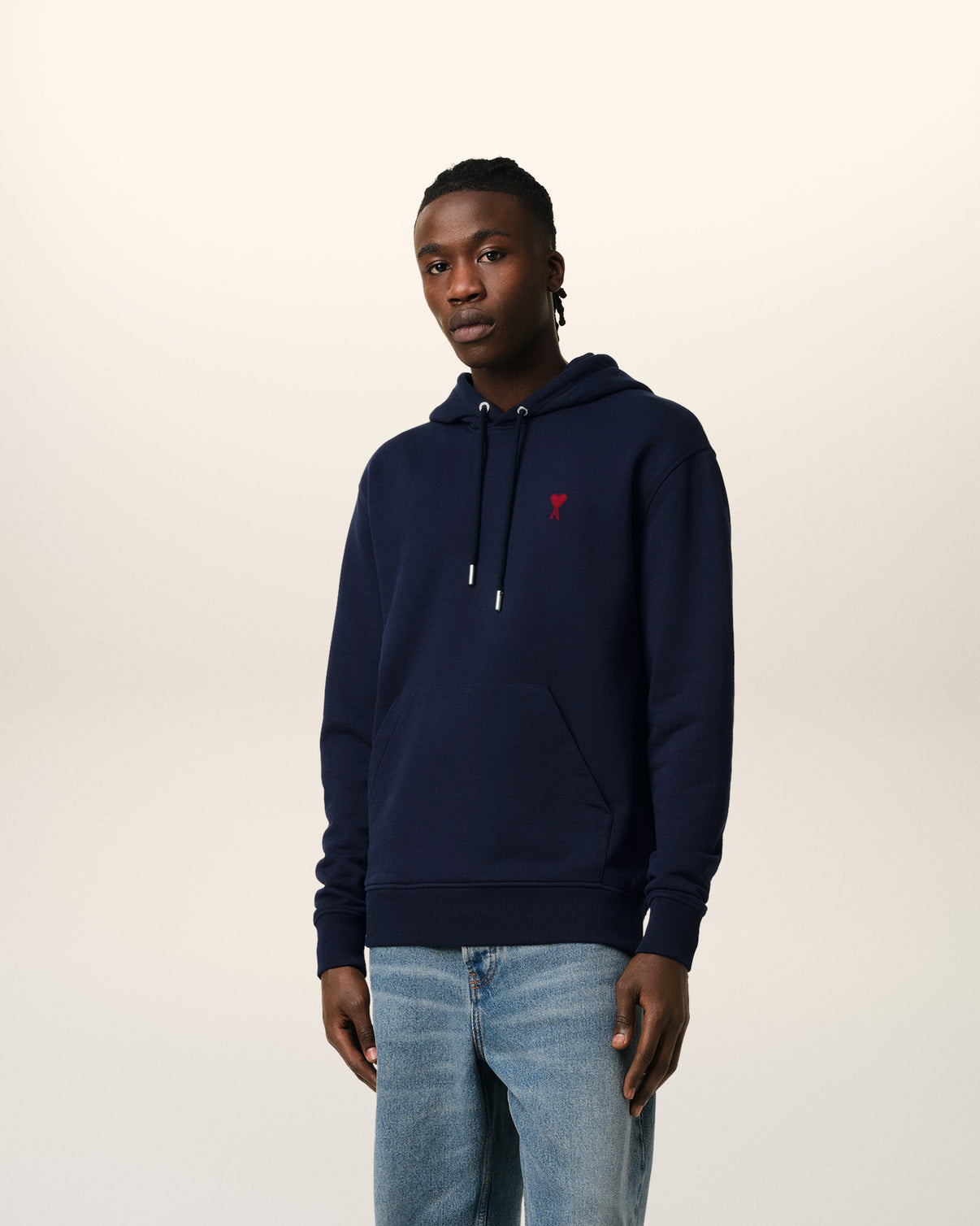 Blue Organic Cotton Hoodie