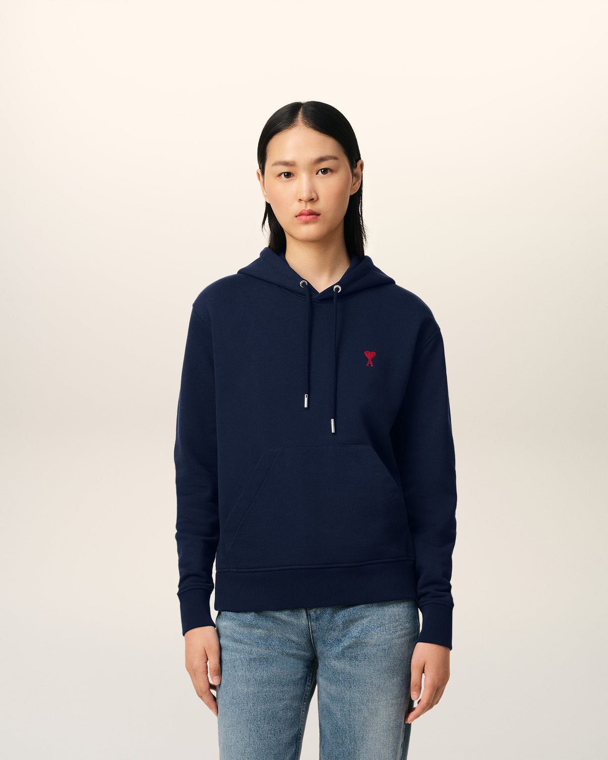 Blue Organic Cotton Hoodie
