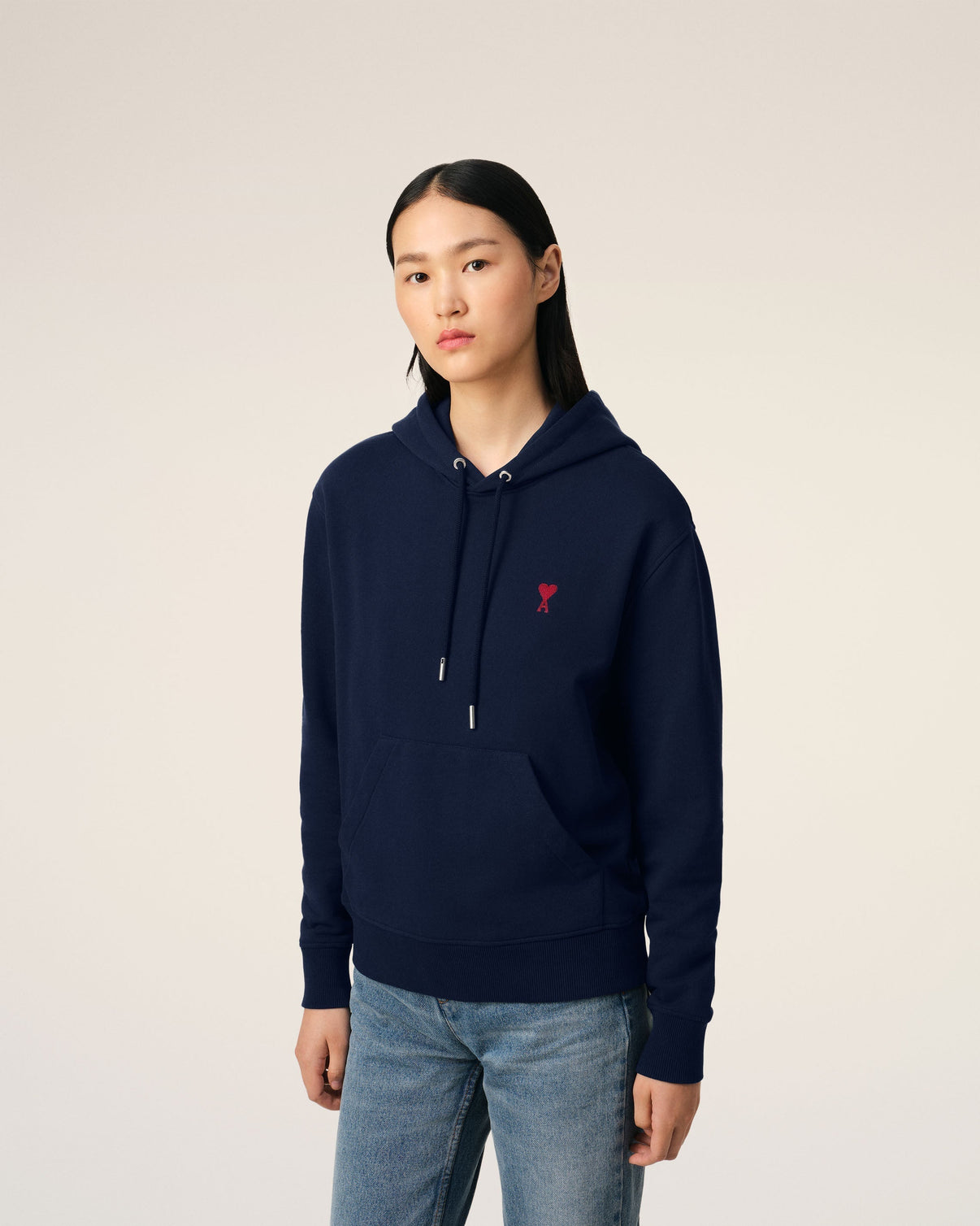 Blue Organic Cotton Hoodie