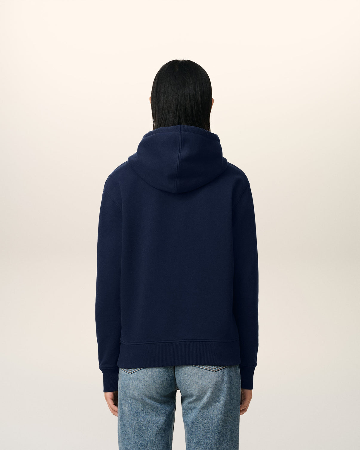 Blue Organic Cotton Hoodie
