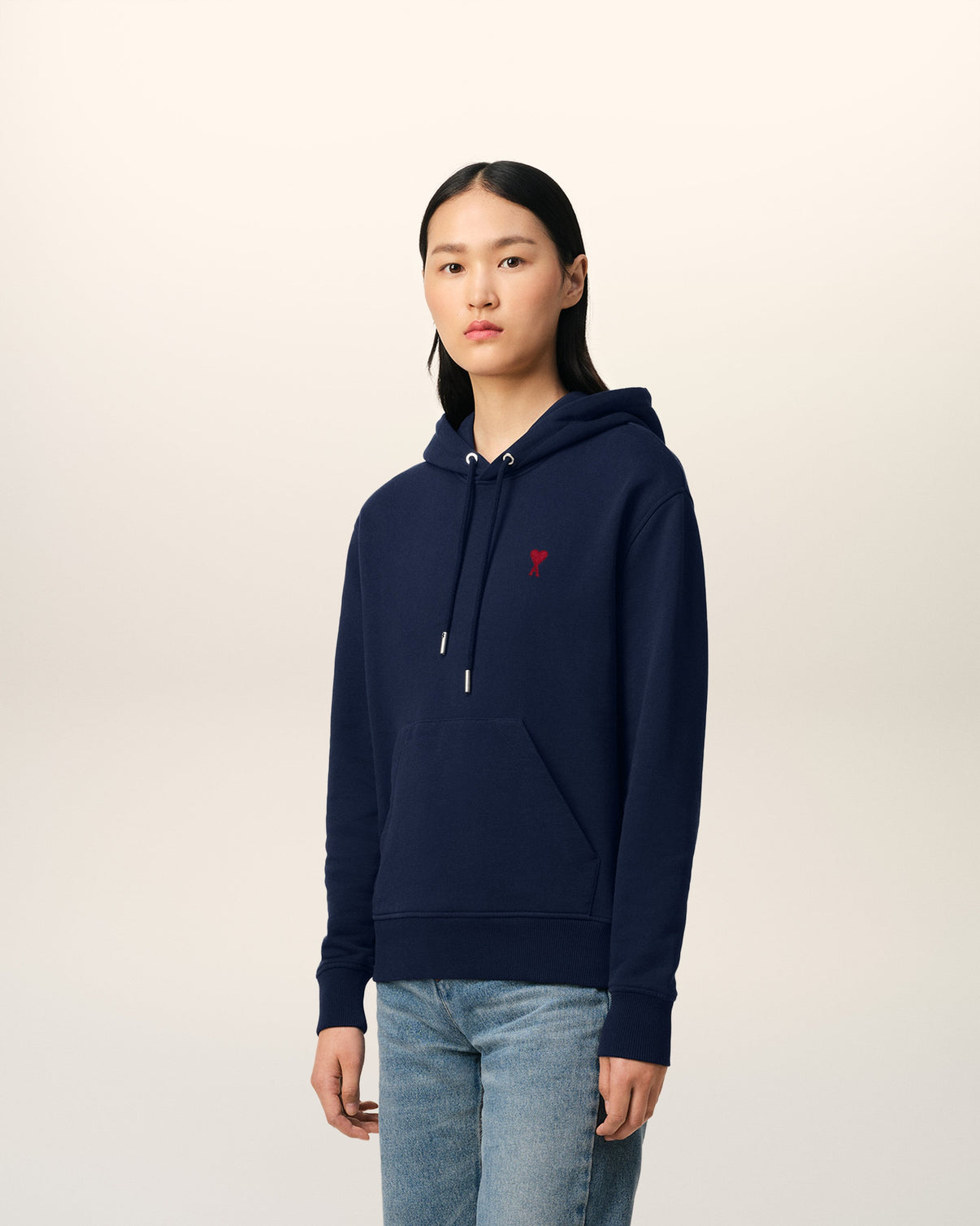 Blue Organic Cotton Hoodie