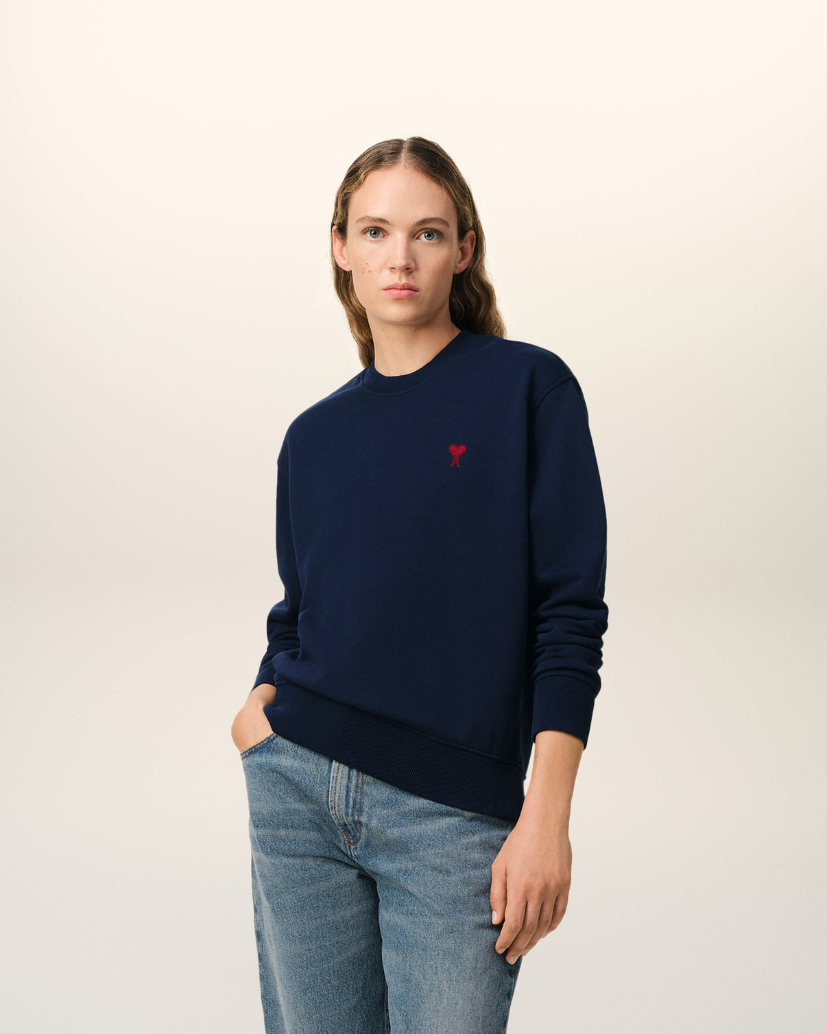 Blue Organic Cotton Sweatshirt