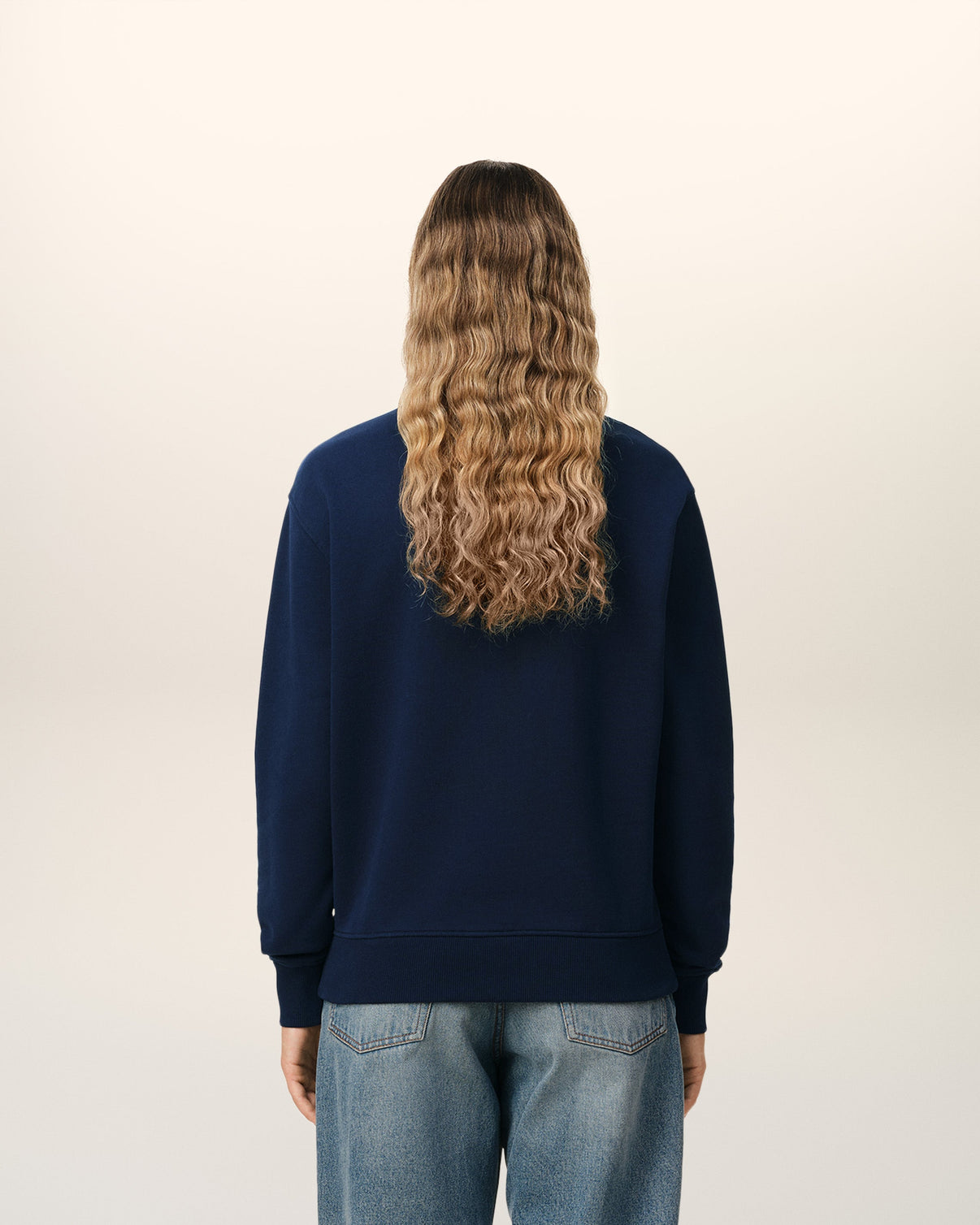 Blue Organic Cotton Sweatshirt