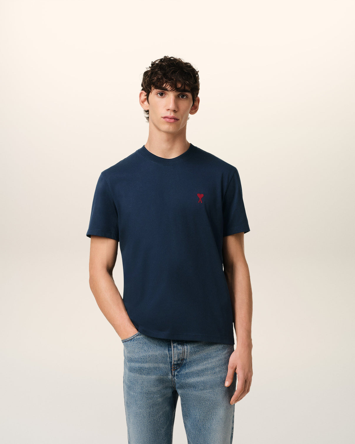 Blue Organic Cotton T-shirt
