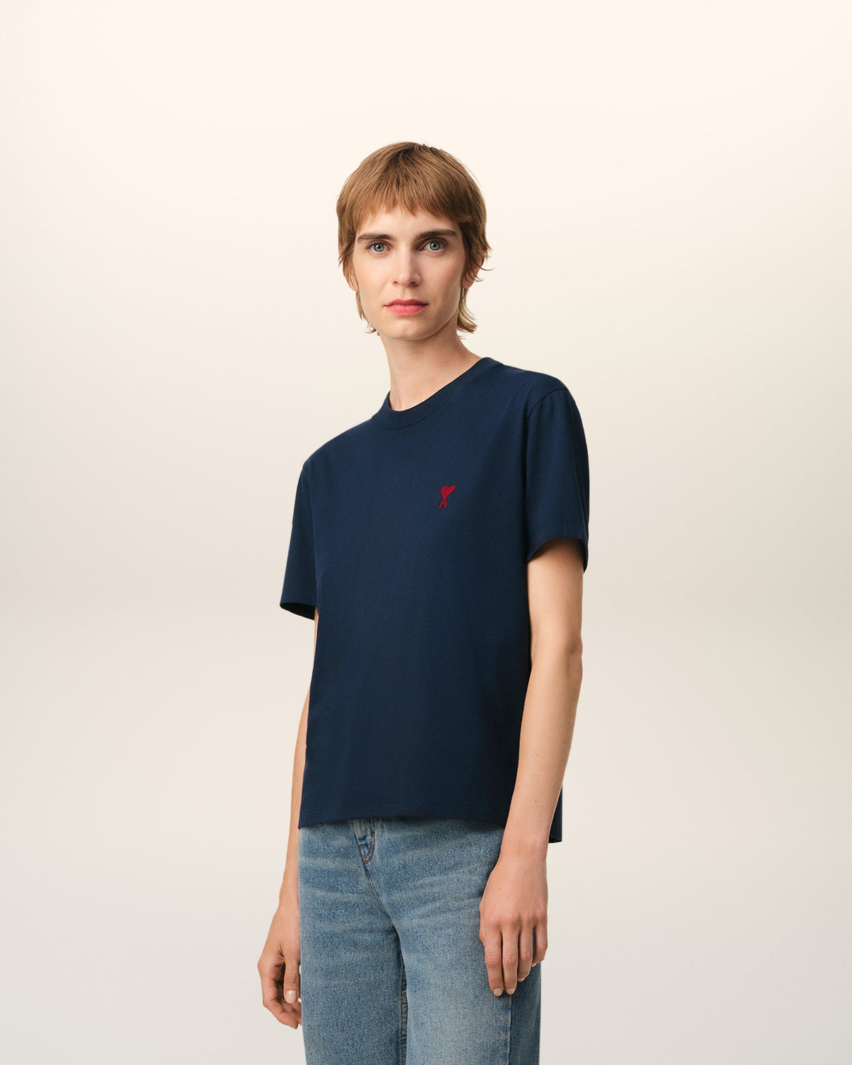 Blue Organic Cotton T-shirt