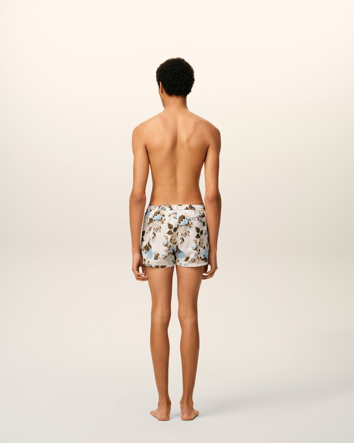 Blue Printed Swimshort