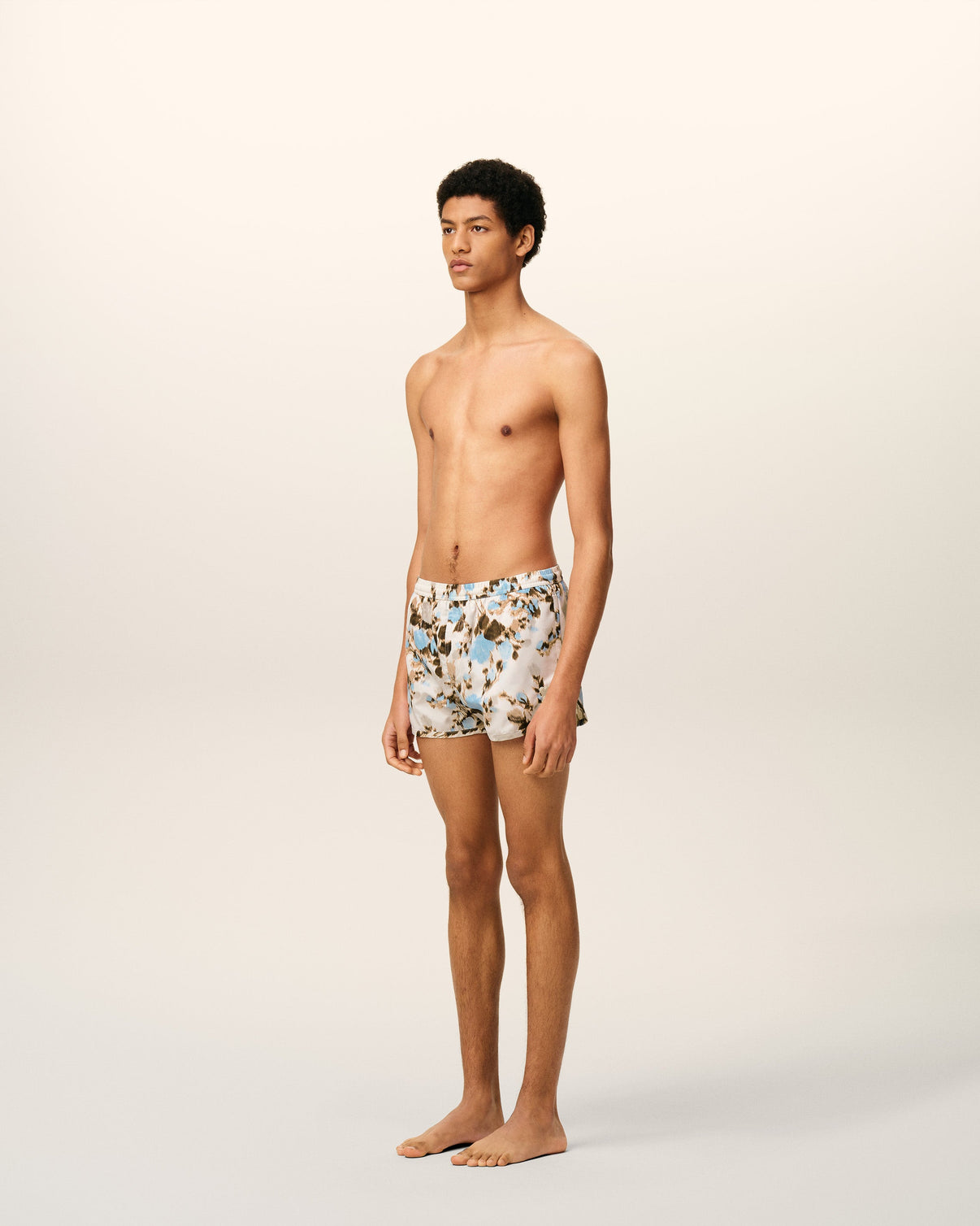 Blue Printed Swimshort
