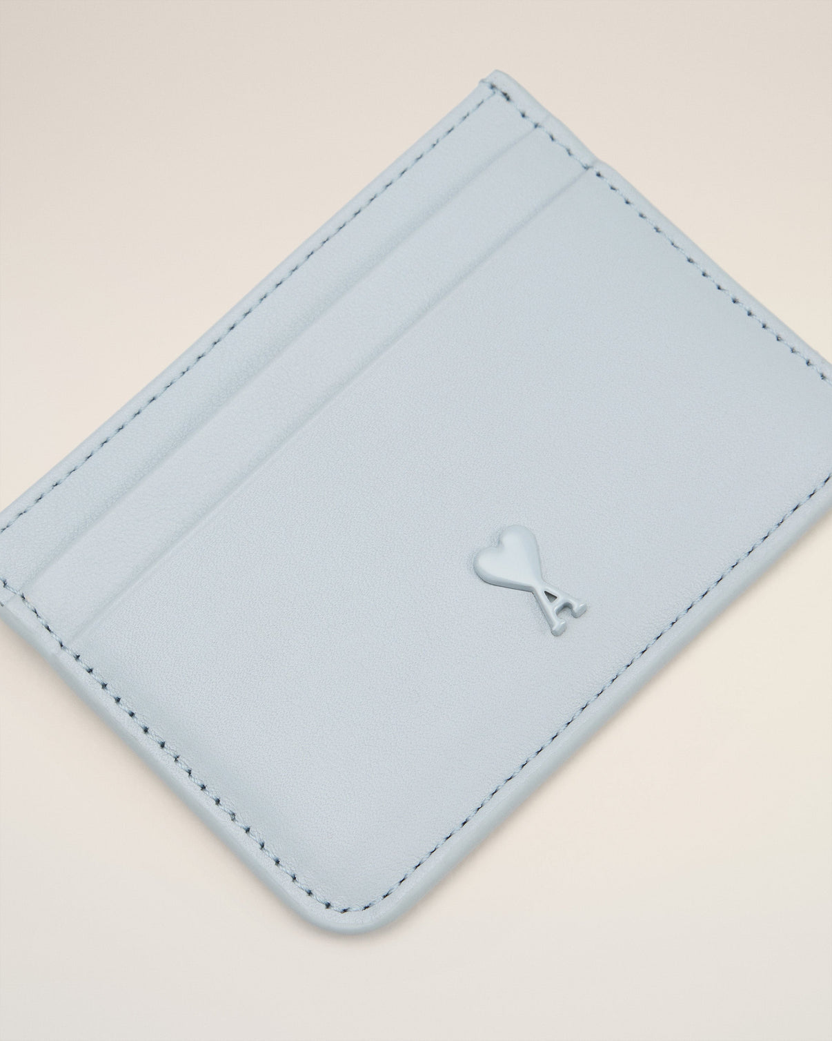 Blue Smooth Leather Card Holder