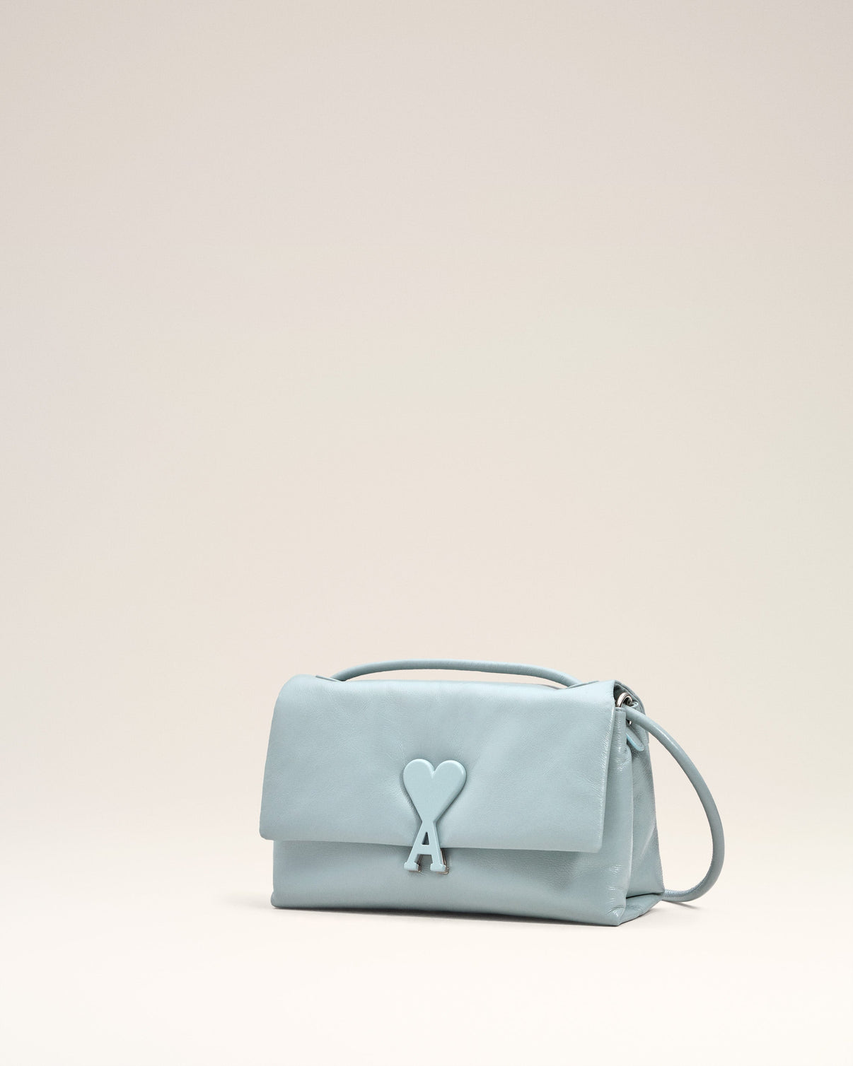 Blue Smooth Leather Voulez Vous Bag